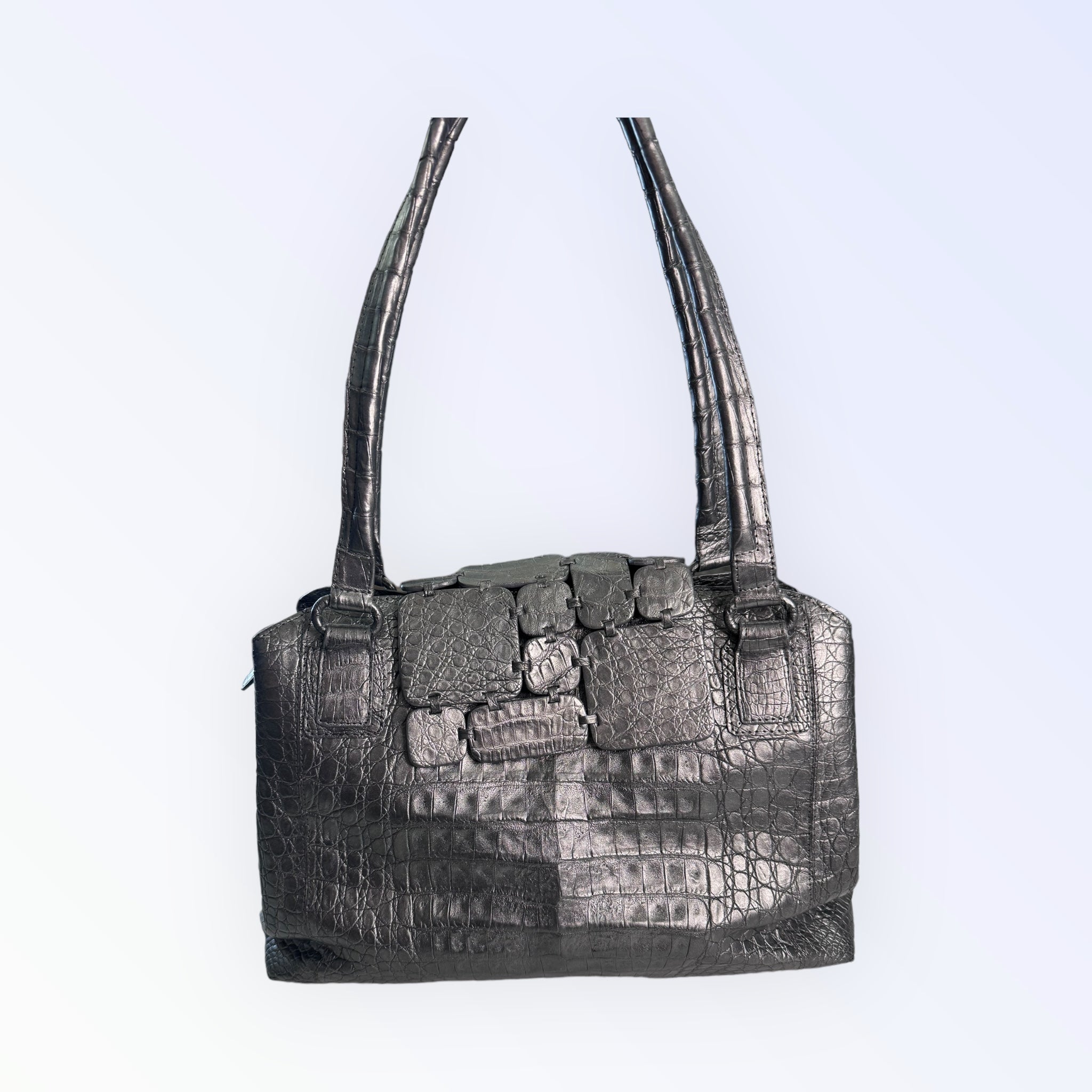 Nancy Gonzalez Crocodile Shoulder Bag