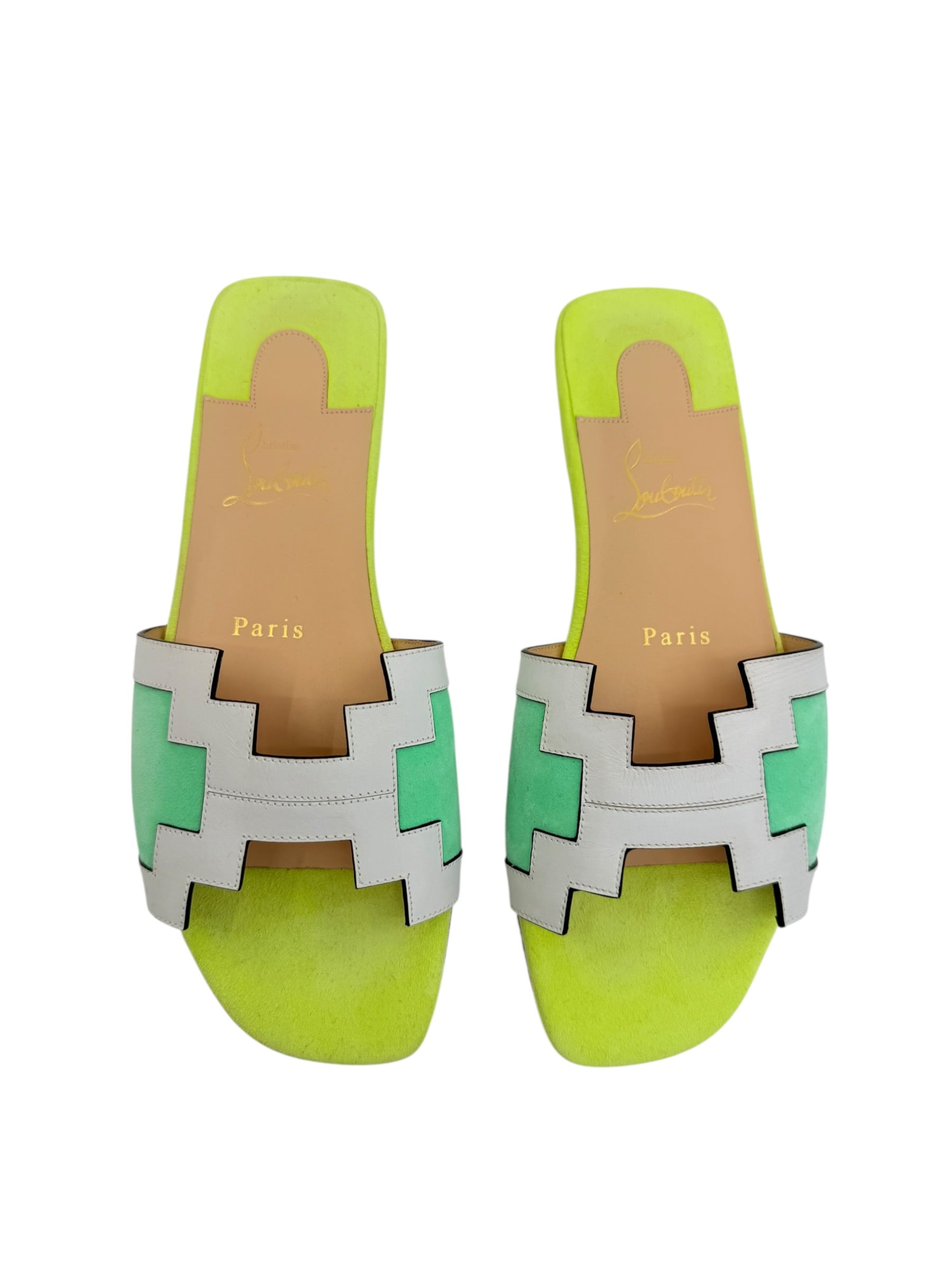 Christian Louboutin Tricolor Hao Flats (36.5/6.5)