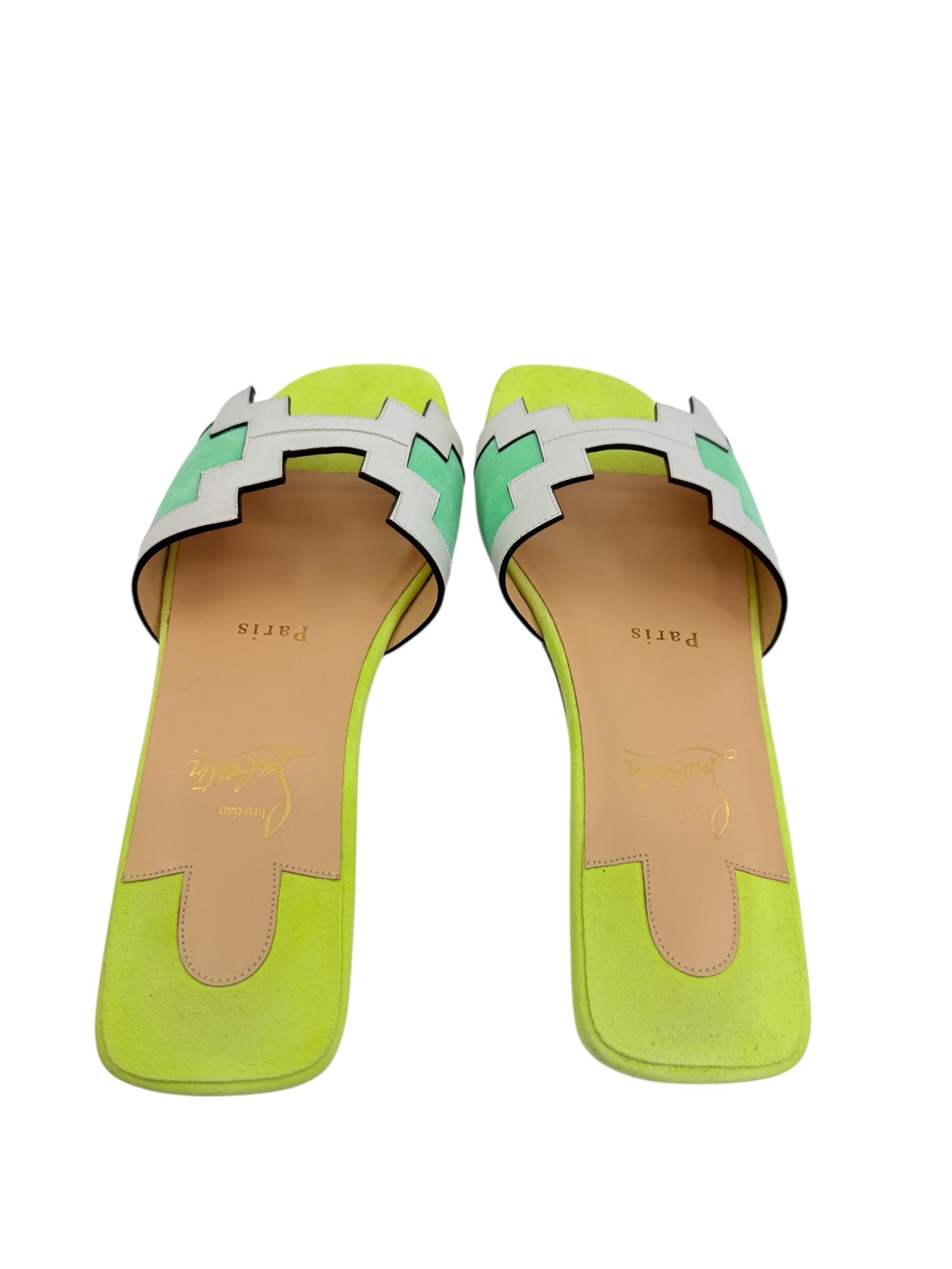 Christian Louboutin Tricolor Hao Flats (36.5/6.5)