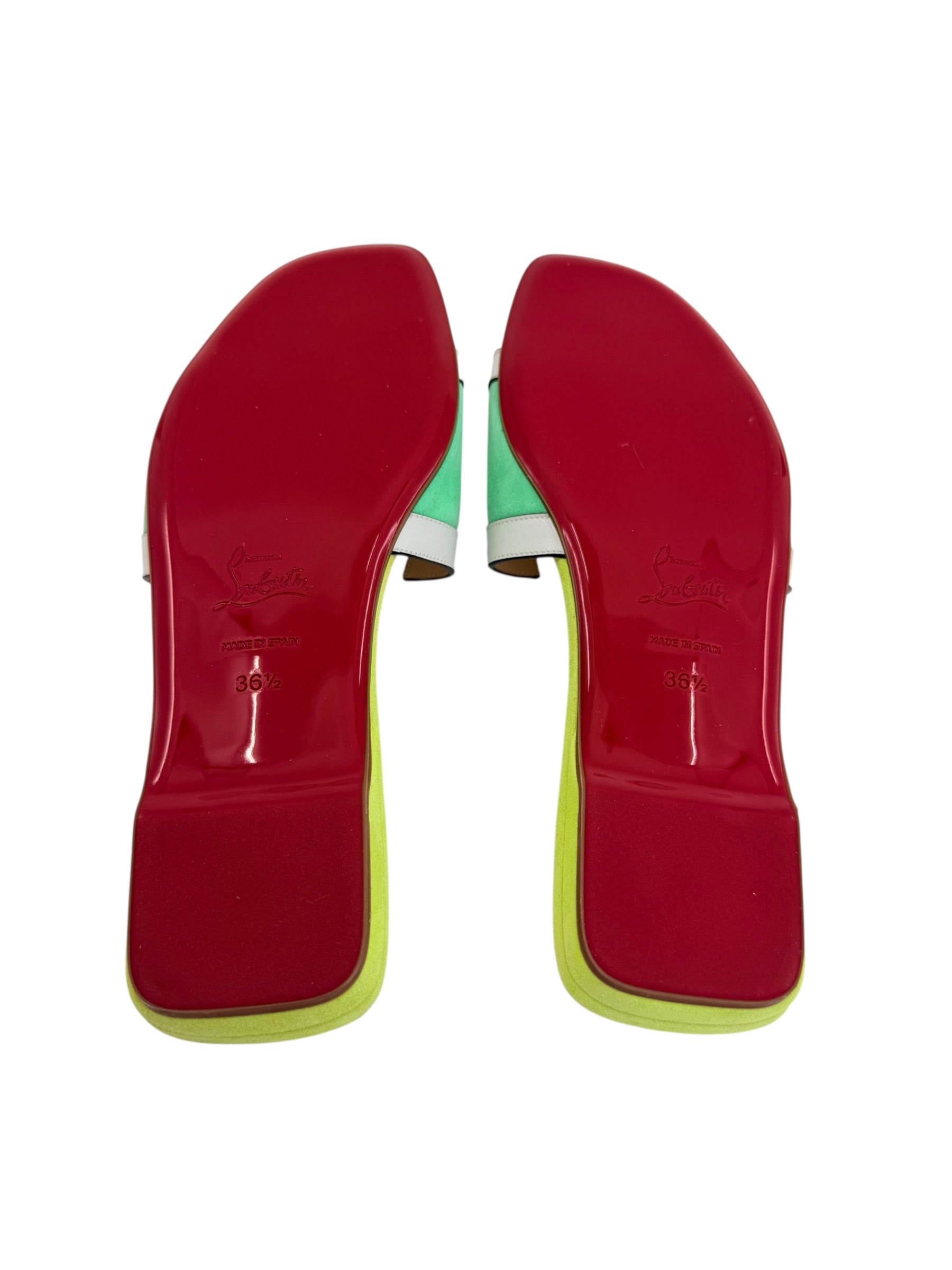 Christian Louboutin Tricolor Hao Flats (36.5/6.5)