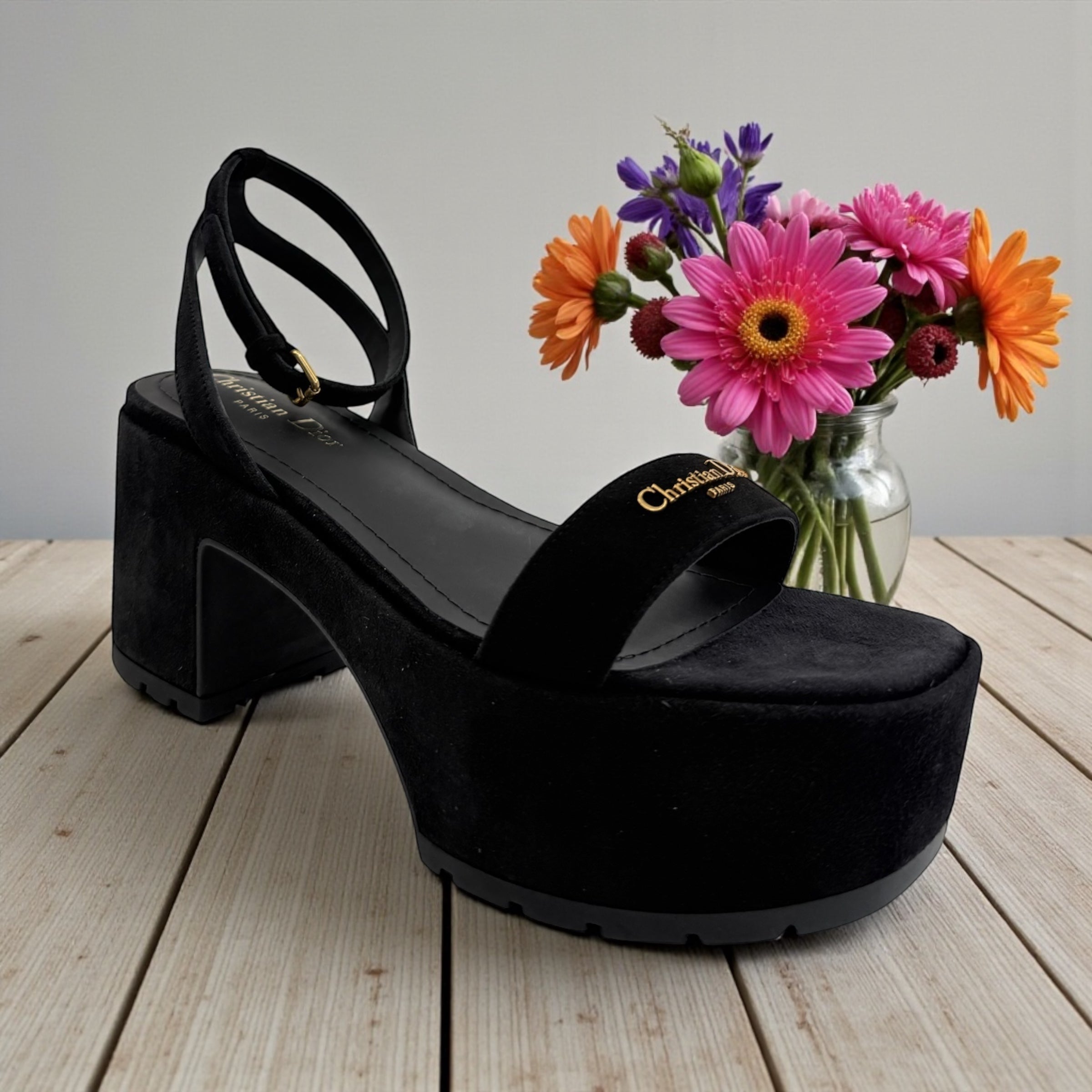 Dior D-Lane Sandals (39/9) | The Little Purse