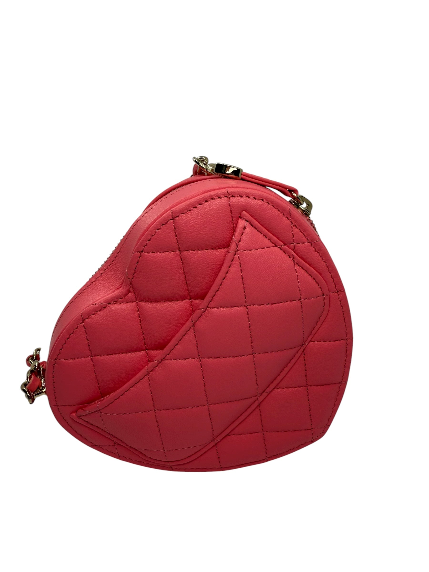 Chanel CC In Love Heart Clutch