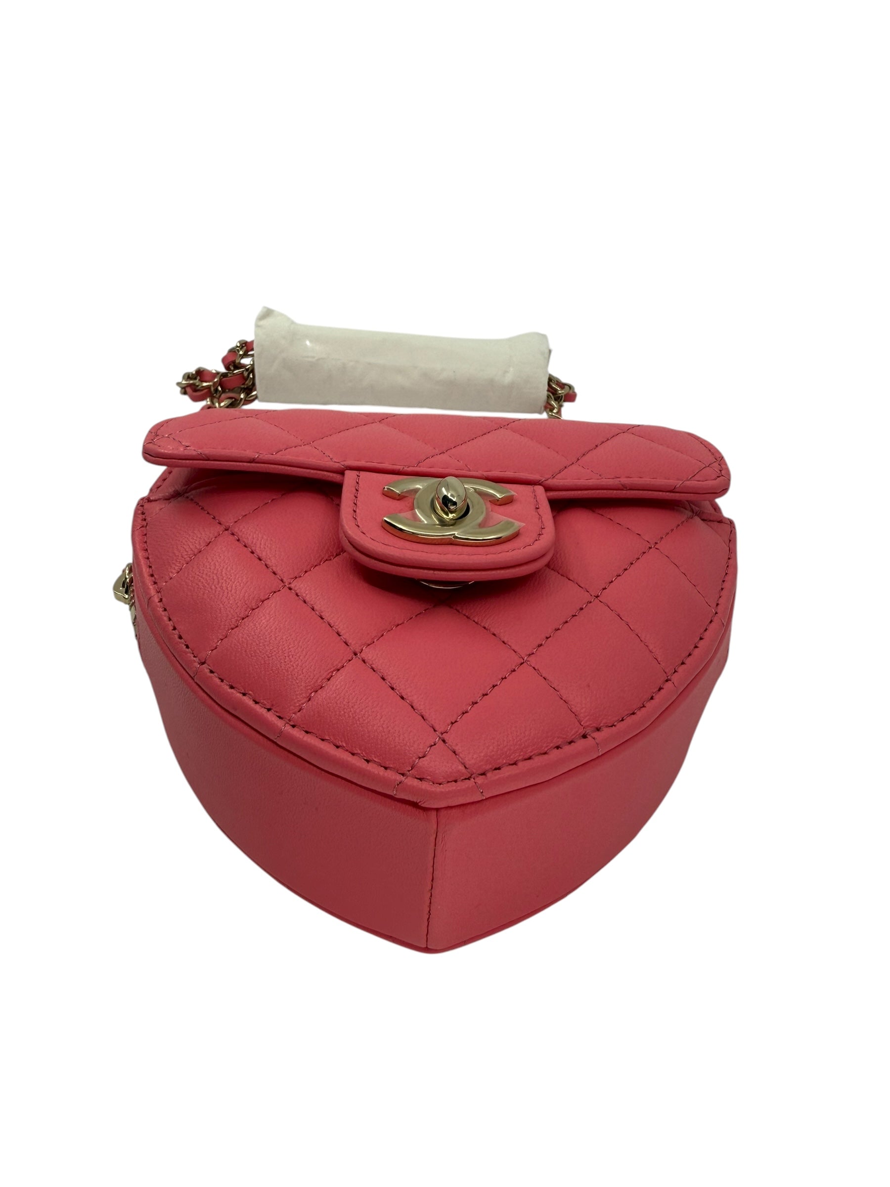 Chanel CC In Love Heart Clutch