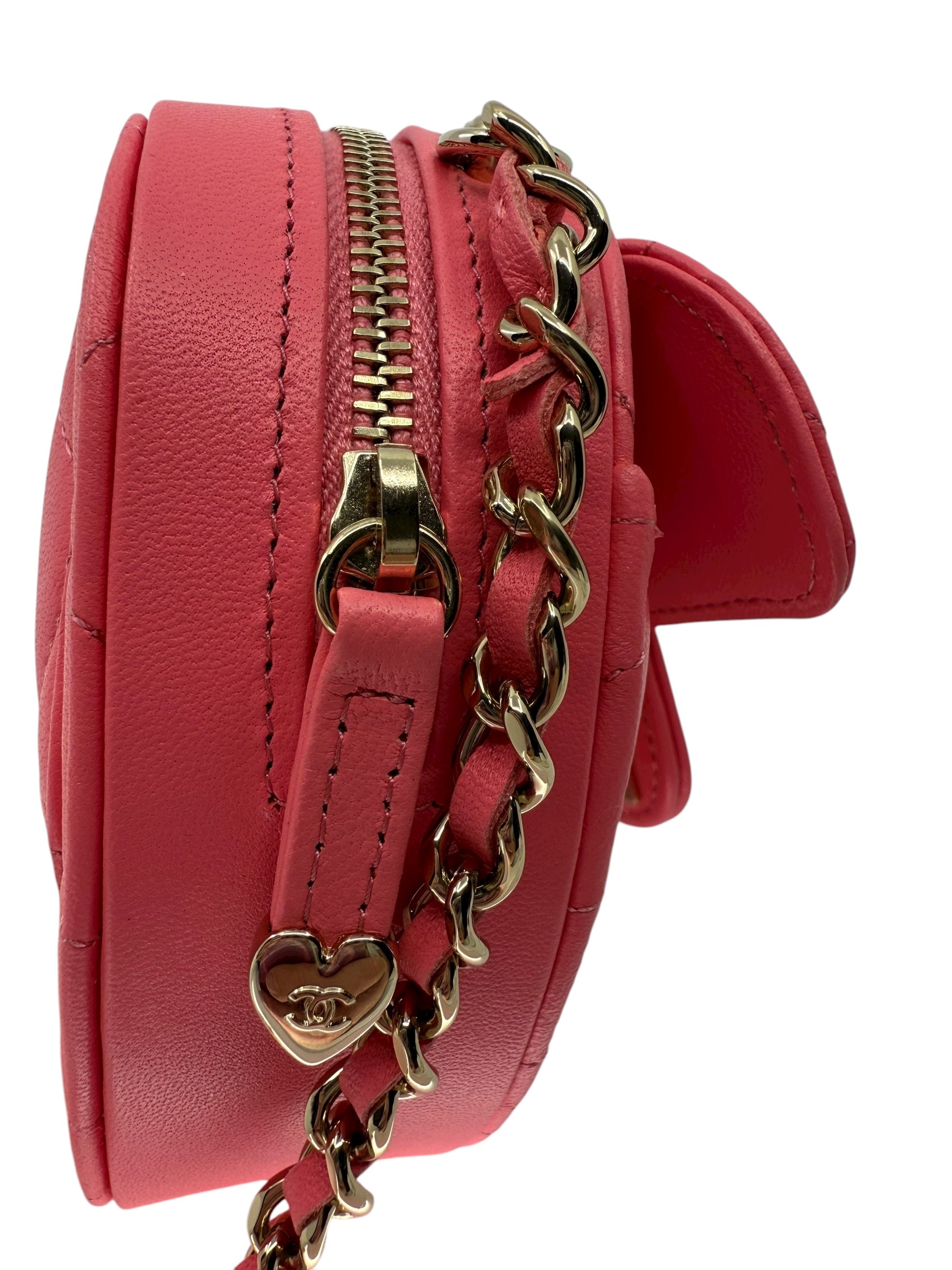 Chanel CC In Love Heart Clutch