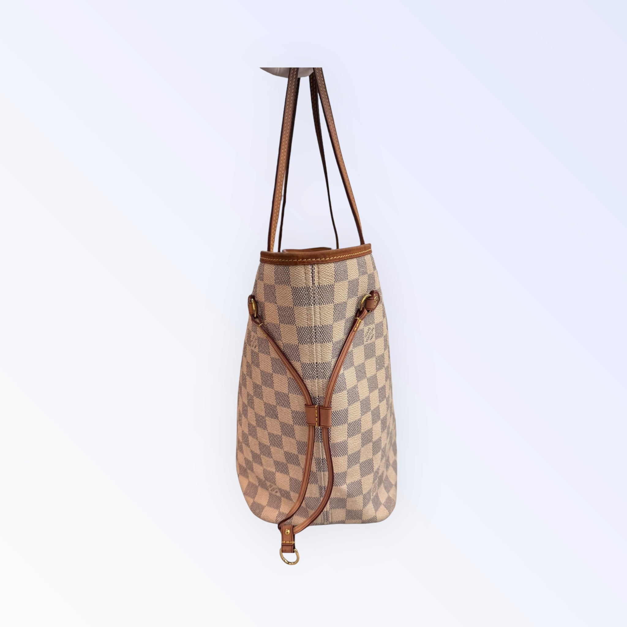 Louis Vuitton Damier Azur Canvas Neverfull MM Bag