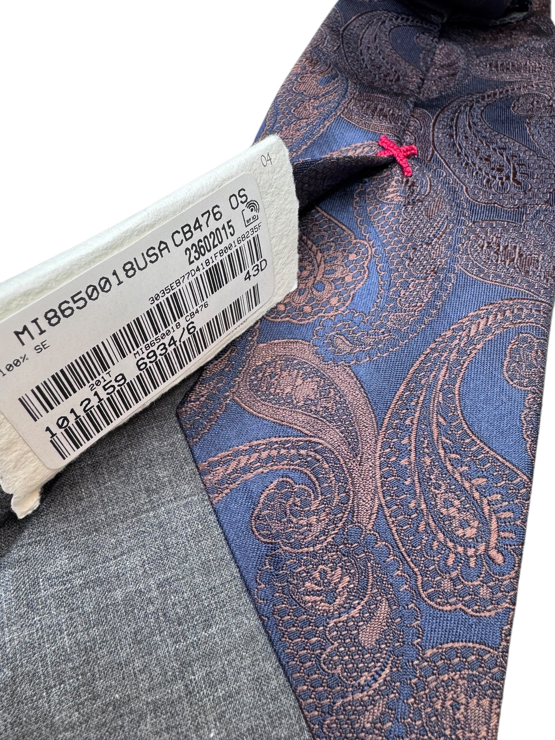 Brunello Cucinelli Silk Paisley Tie