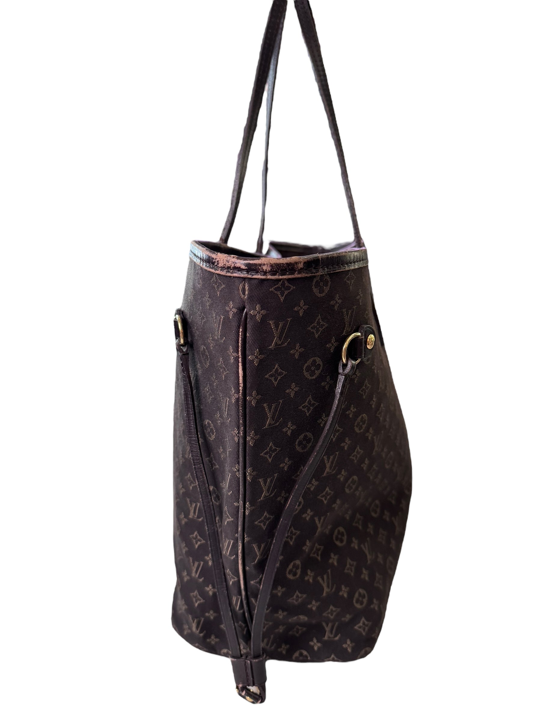 Louis Vuitton Fusain Monogram Idylle Neverfull MM Tote