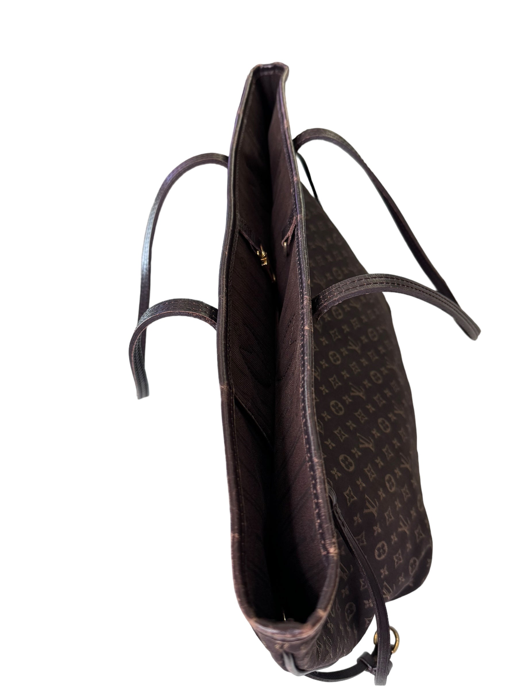 Louis Vuitton Fusain Monogram Idylle Neverfull MM Tote