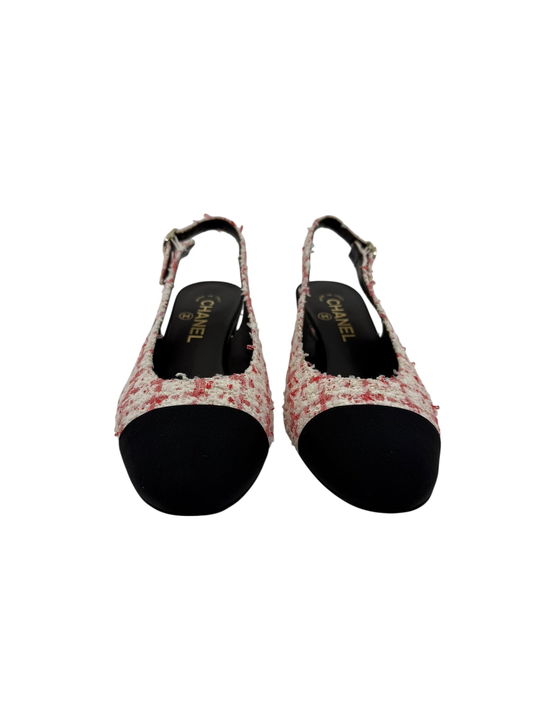 Chanel Tweed Slingbacks (38/8)