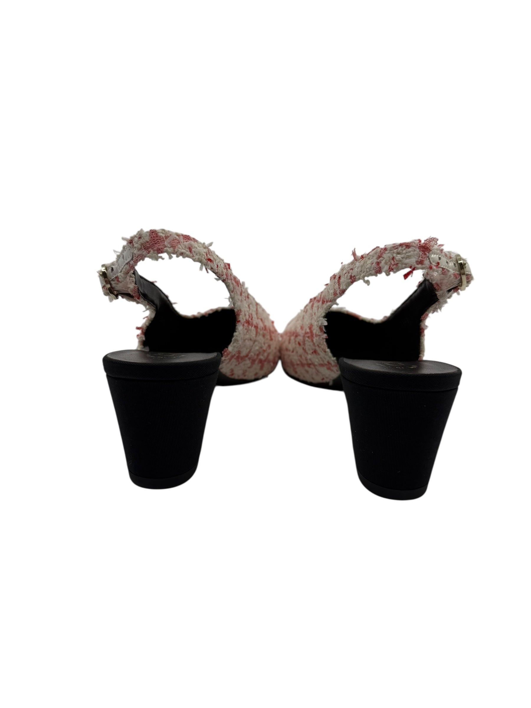 Chanel Tweed Slingbacks (38/8)