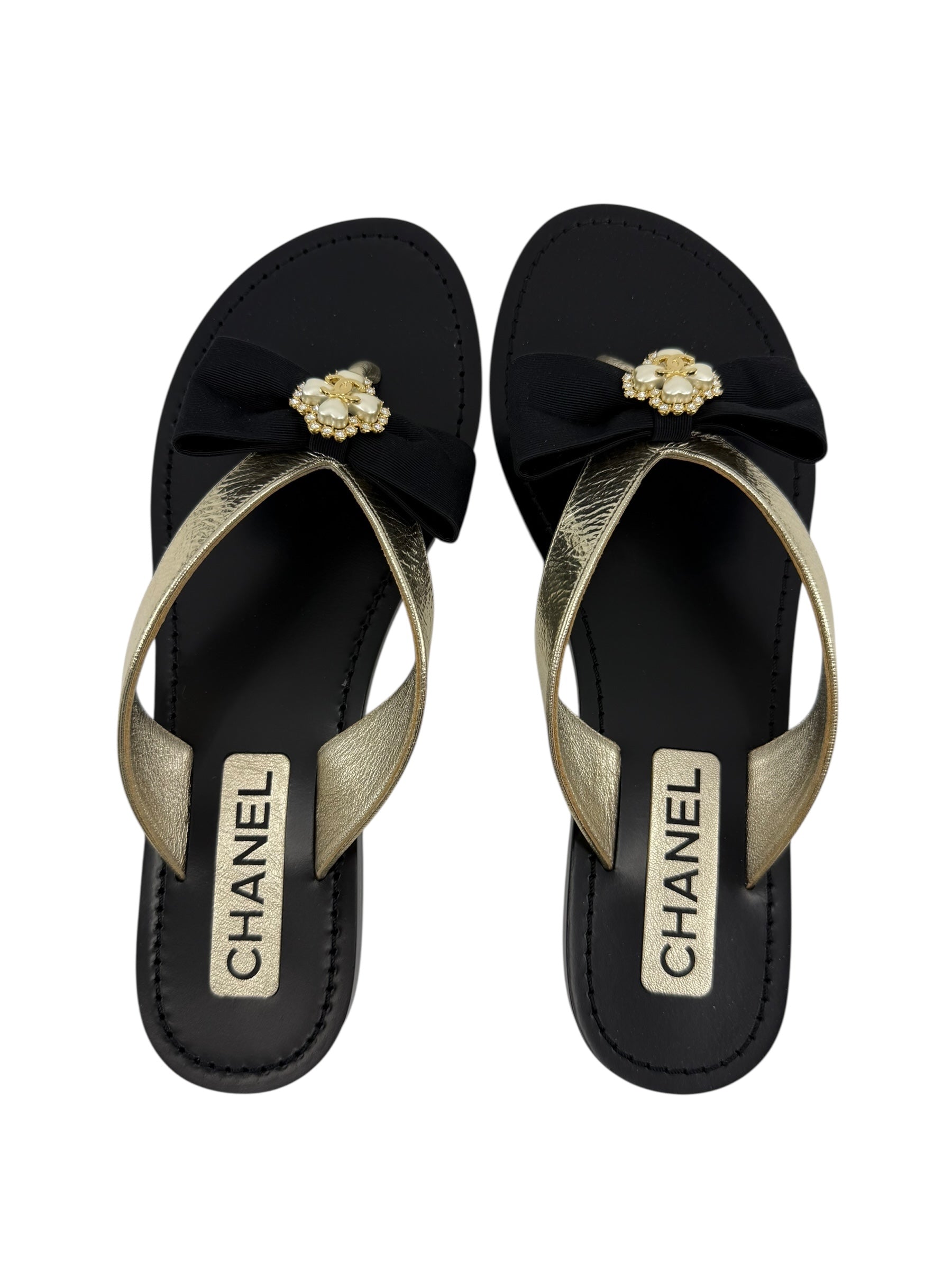 Chanel Thong Sandals (39/9)