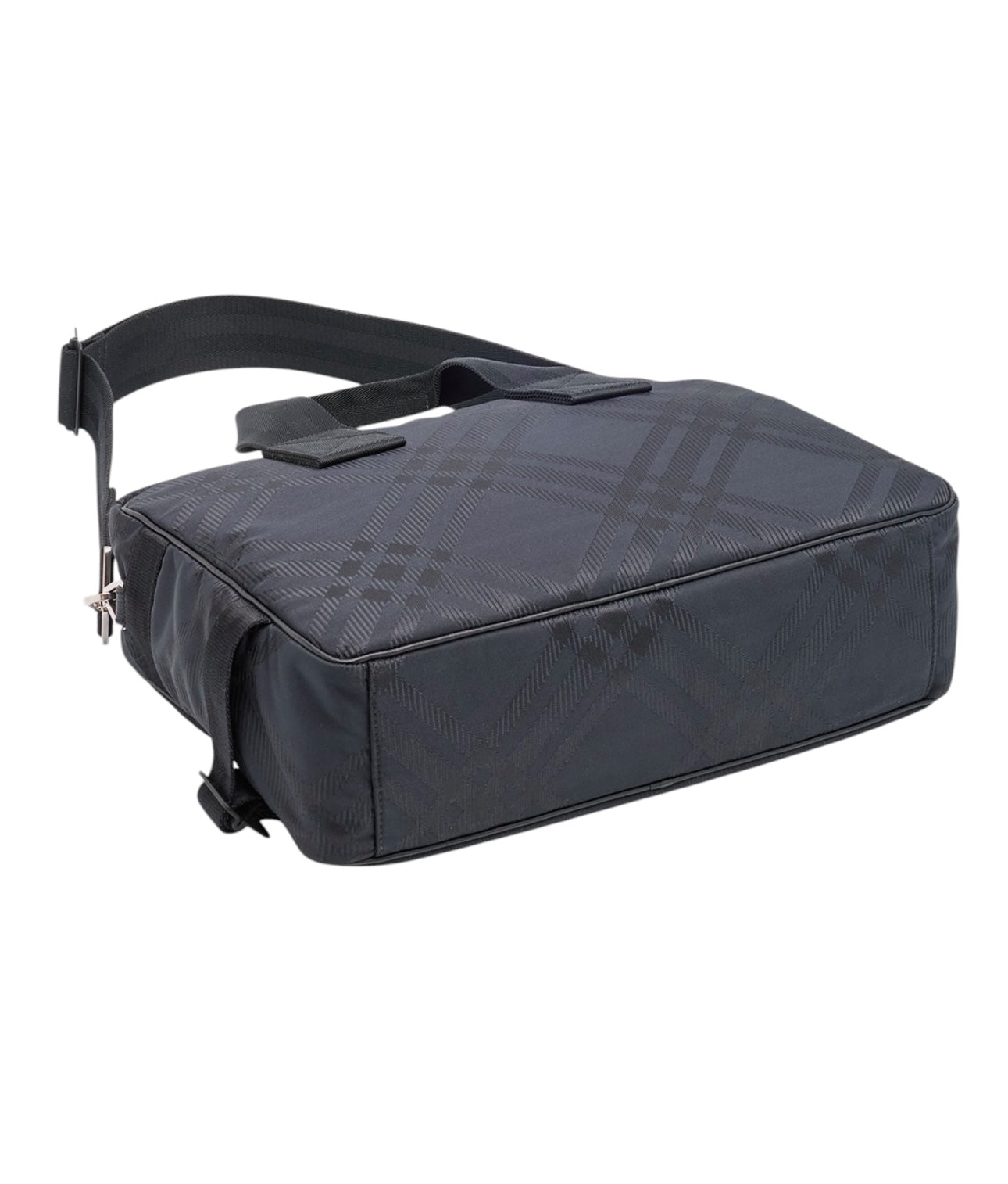 Burberry Check Jacquard Briefcase | The Little Purse