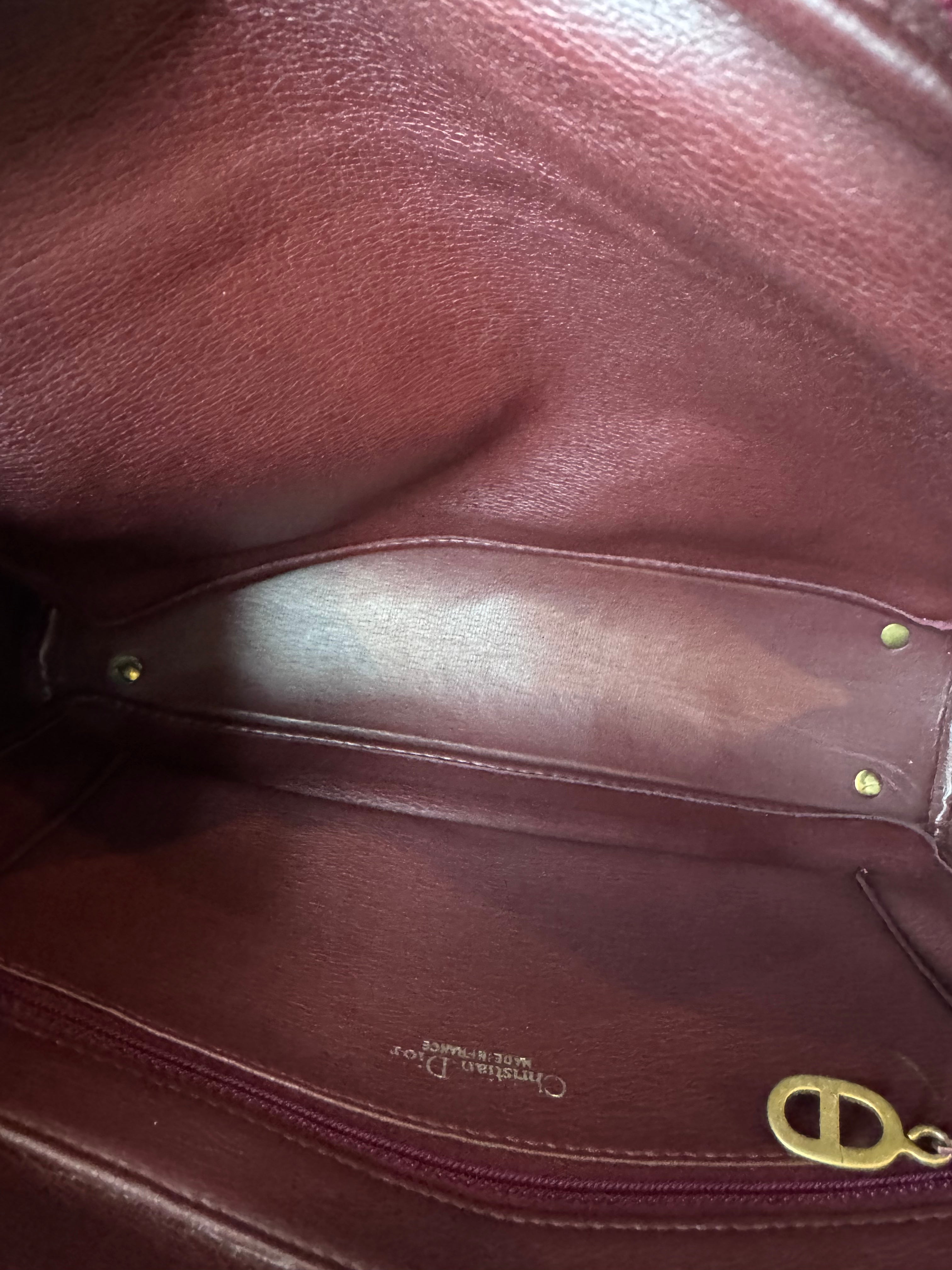 Dior Vintage Leather Shoulder Bag