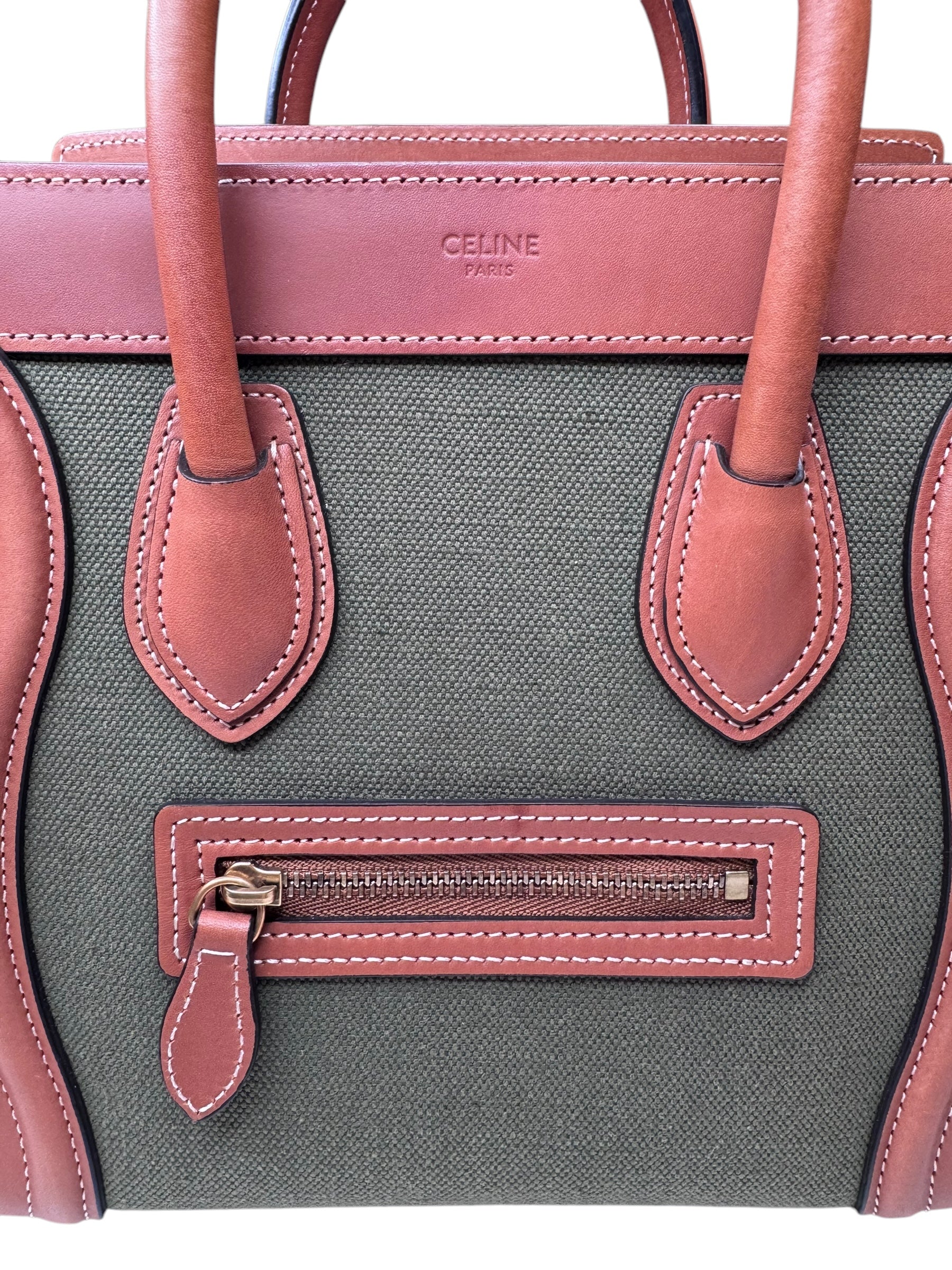 Celine Textile Micro Luggage