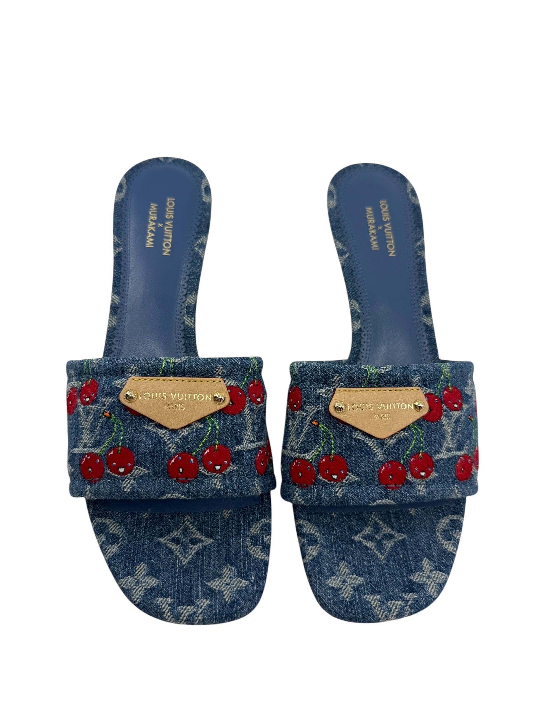 Louis Vuitton x Murakami Cherry Sandals (39/9)
