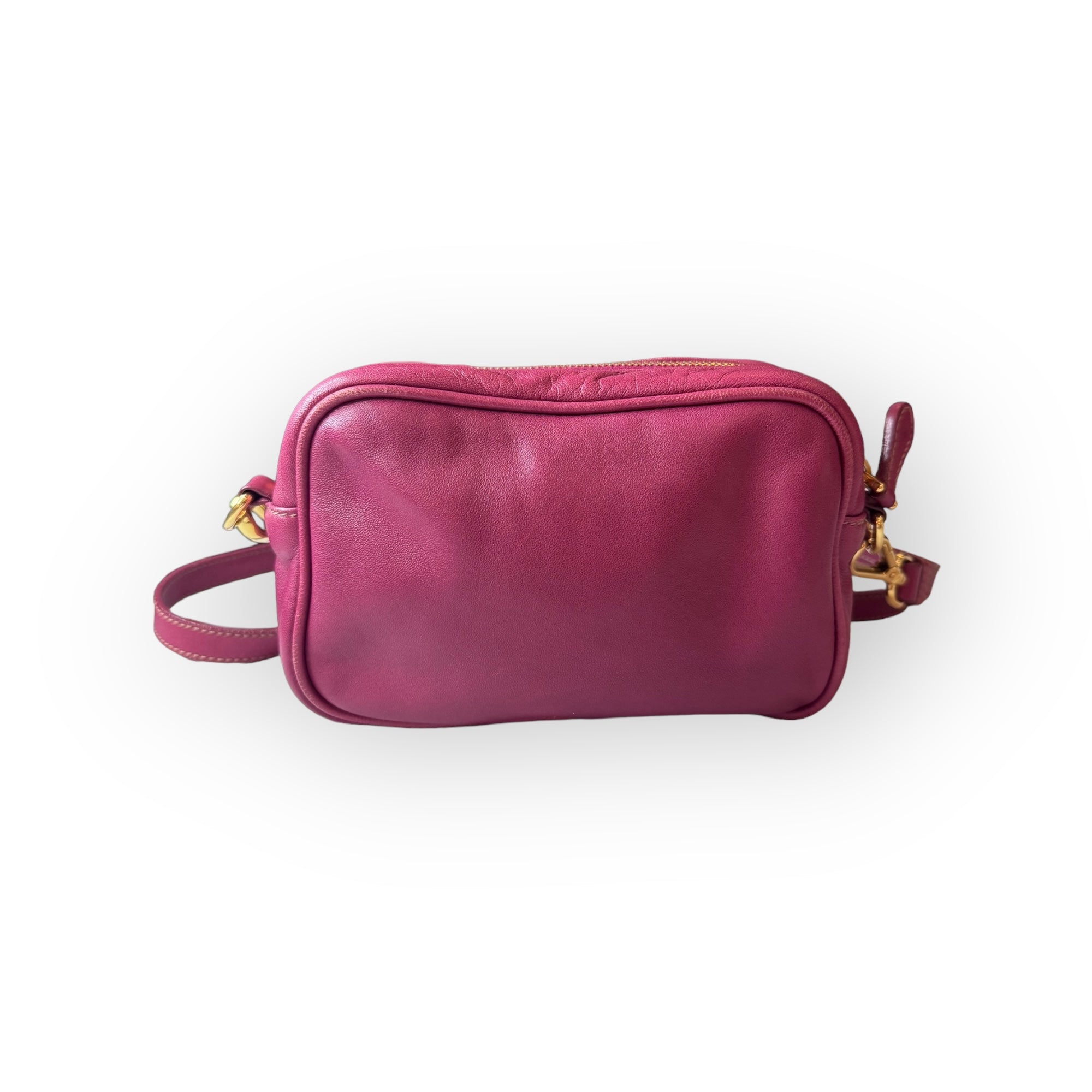 Prada Nappa Rose Leather Cossbody Bag