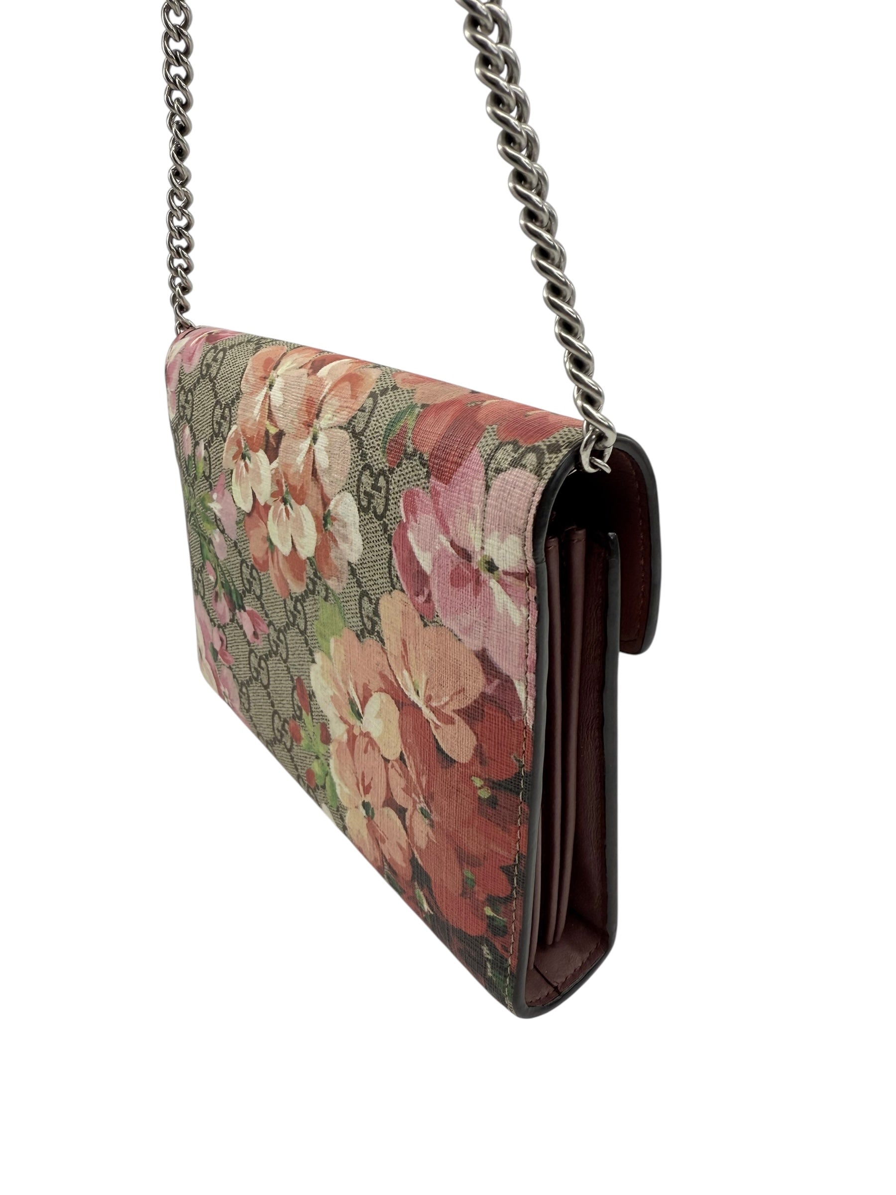 Gucci GG Dionysus Blooms Wallet on Chain