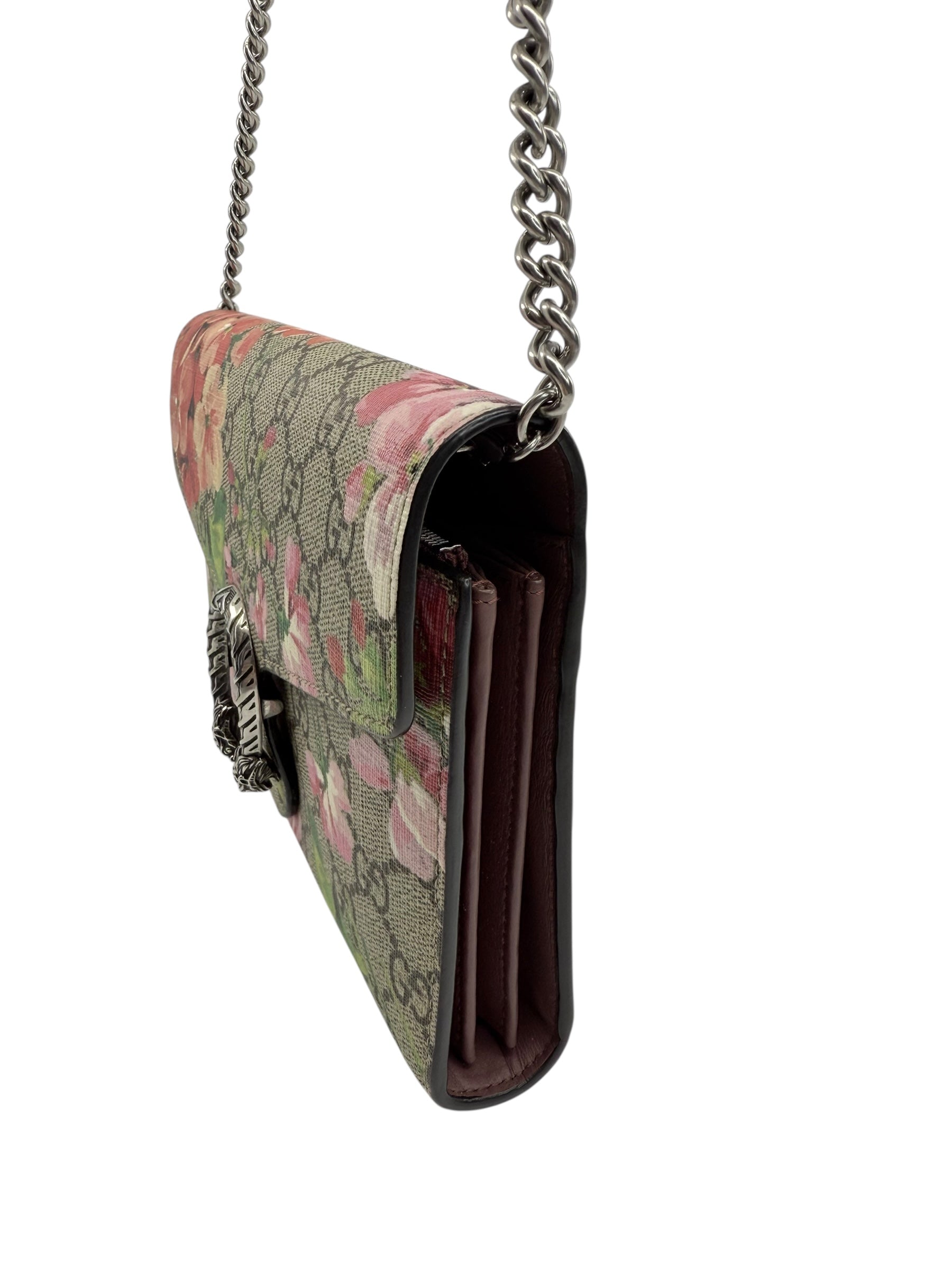 Gucci GG Dionysus Blooms Wallet on Chain