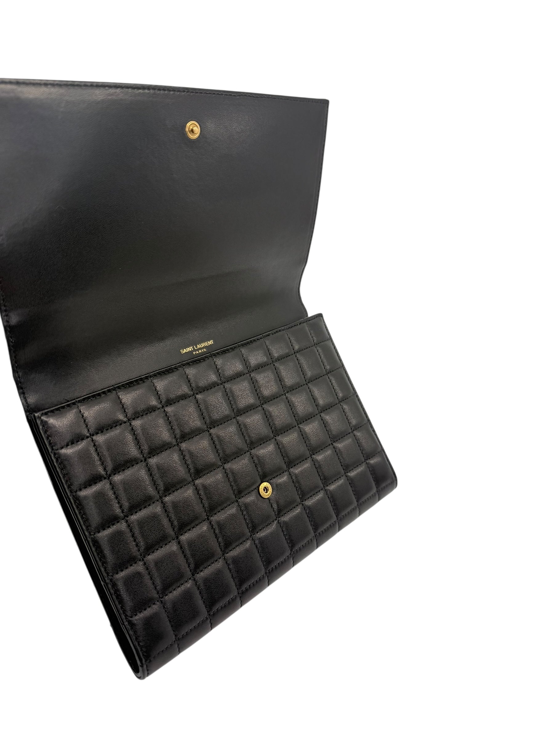 Saint Laurent Monogram Flap Clutch