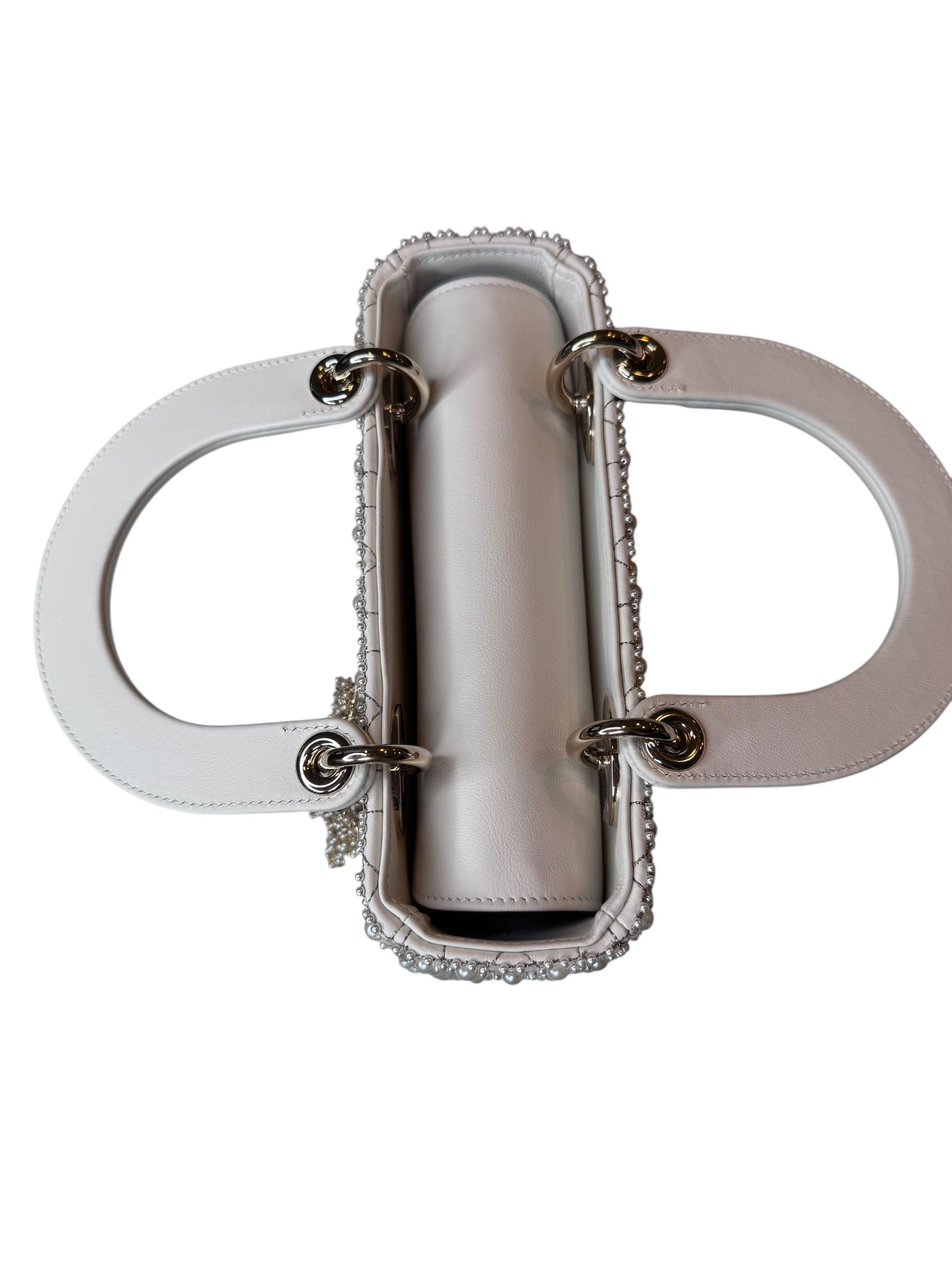 Dior Small Lady Dior Pearl Embossed Bag