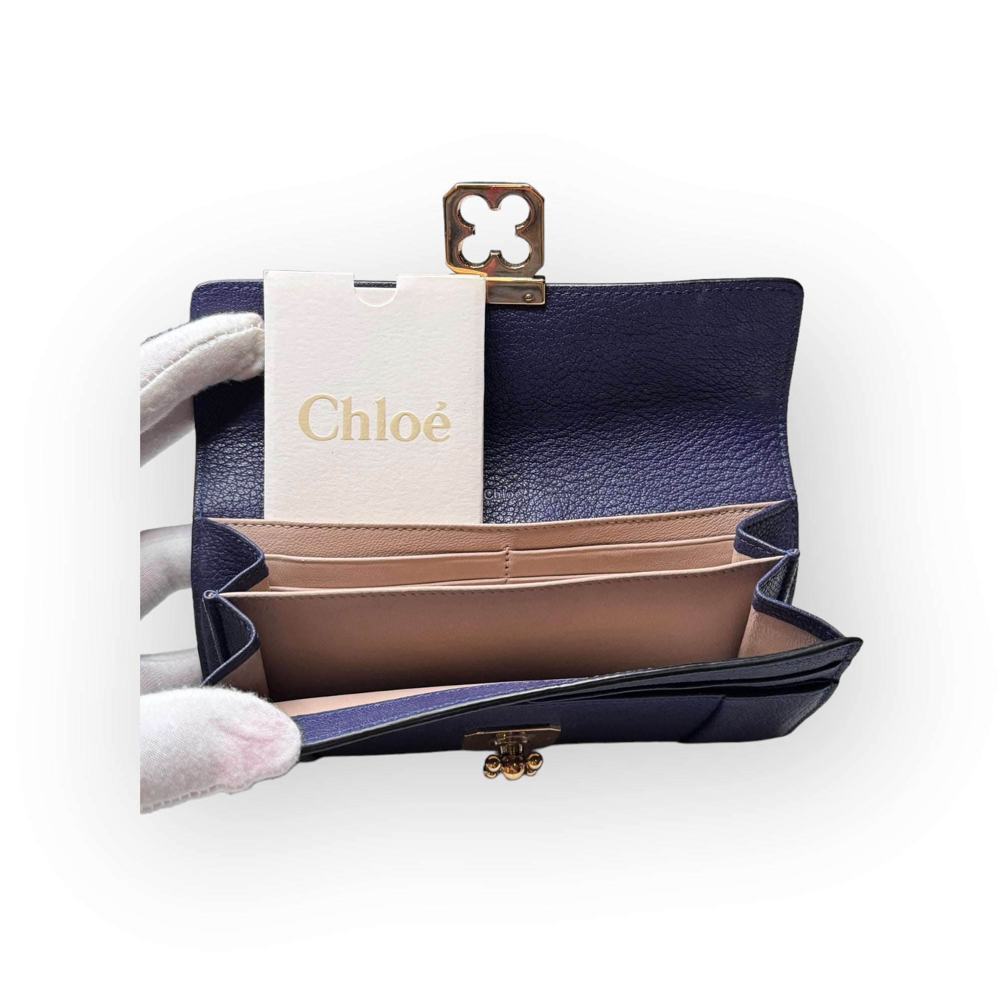 Chloe Calfskin Long Wallet