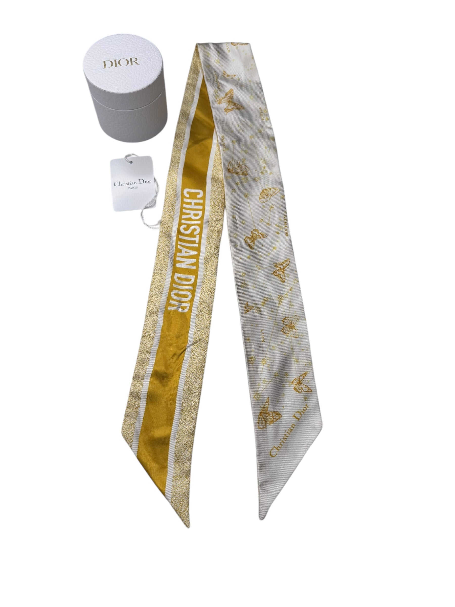 Christian Dior パピヨンスカーフ Dior Butterfly Zodiac Mitzah Scarf | The Little Purse