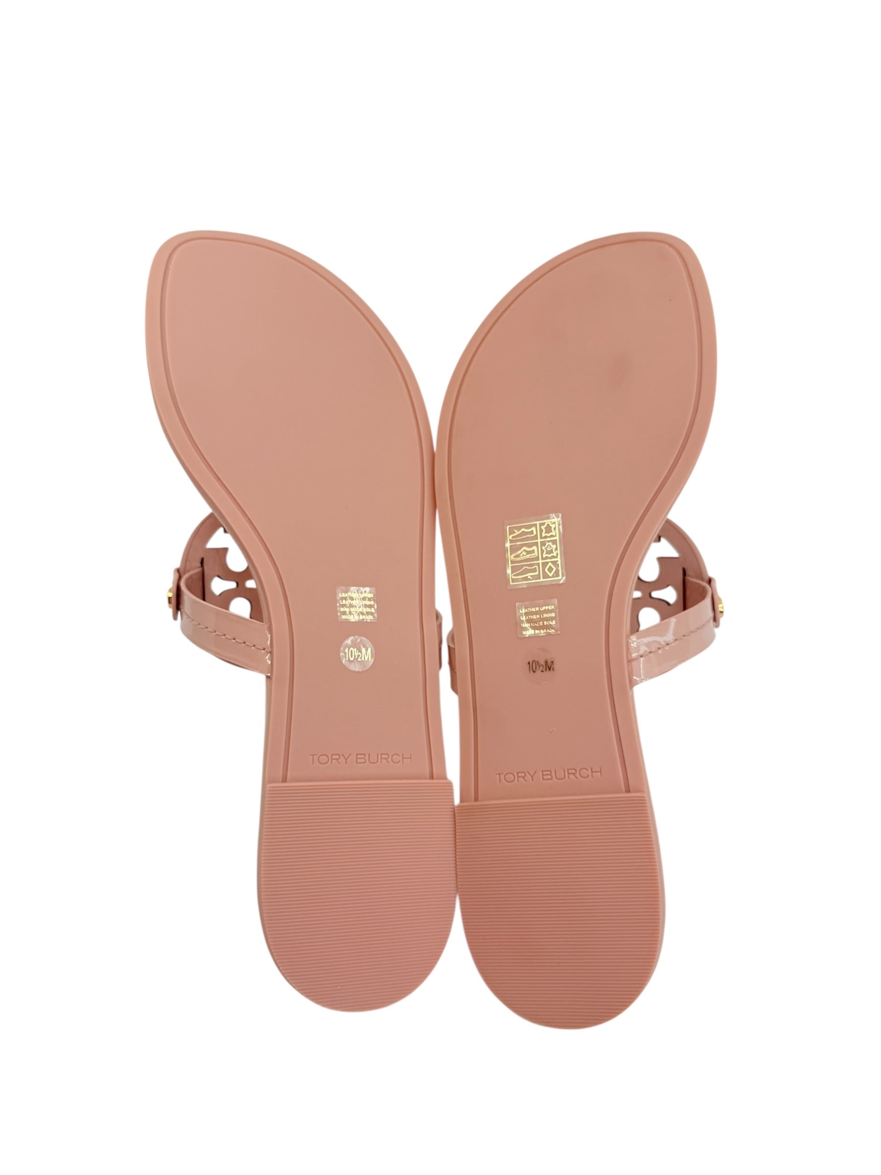 Tory Burch Patent Miller Thong Sandals (10.5)
