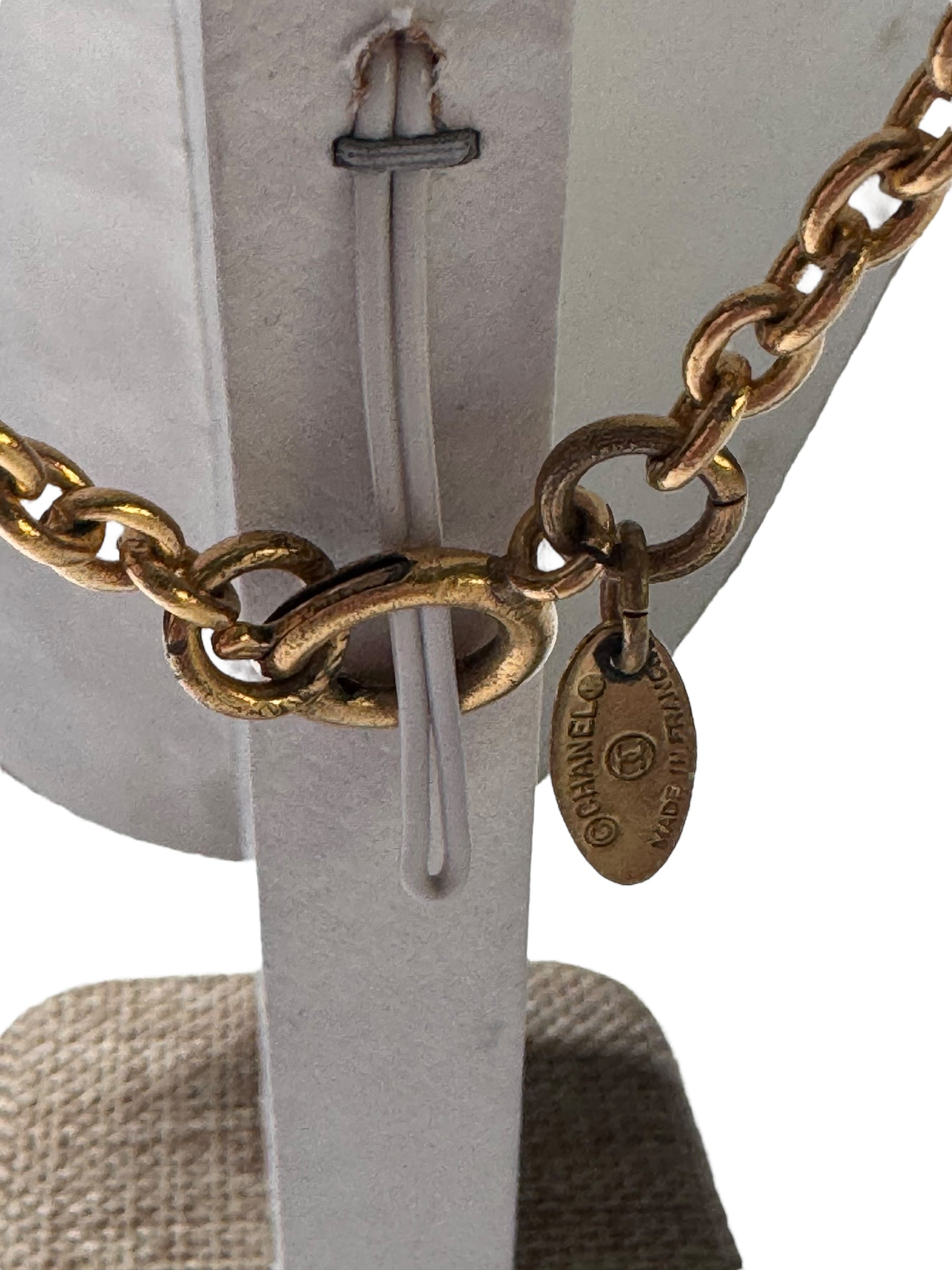 Chanel Gold Plated Vintage Necklace