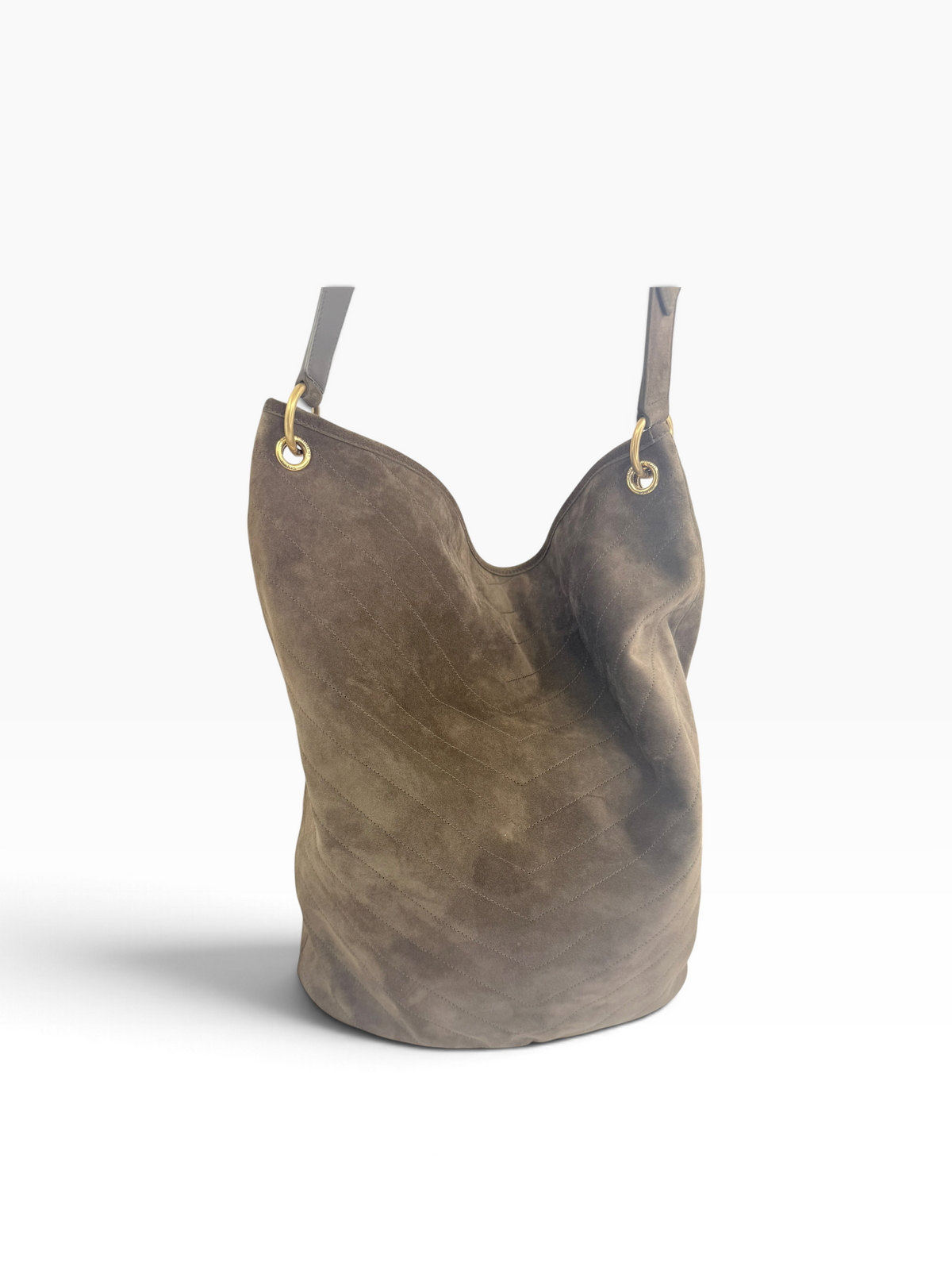 Saint Laurent Niki Supple Bucket Bag W/Pouch