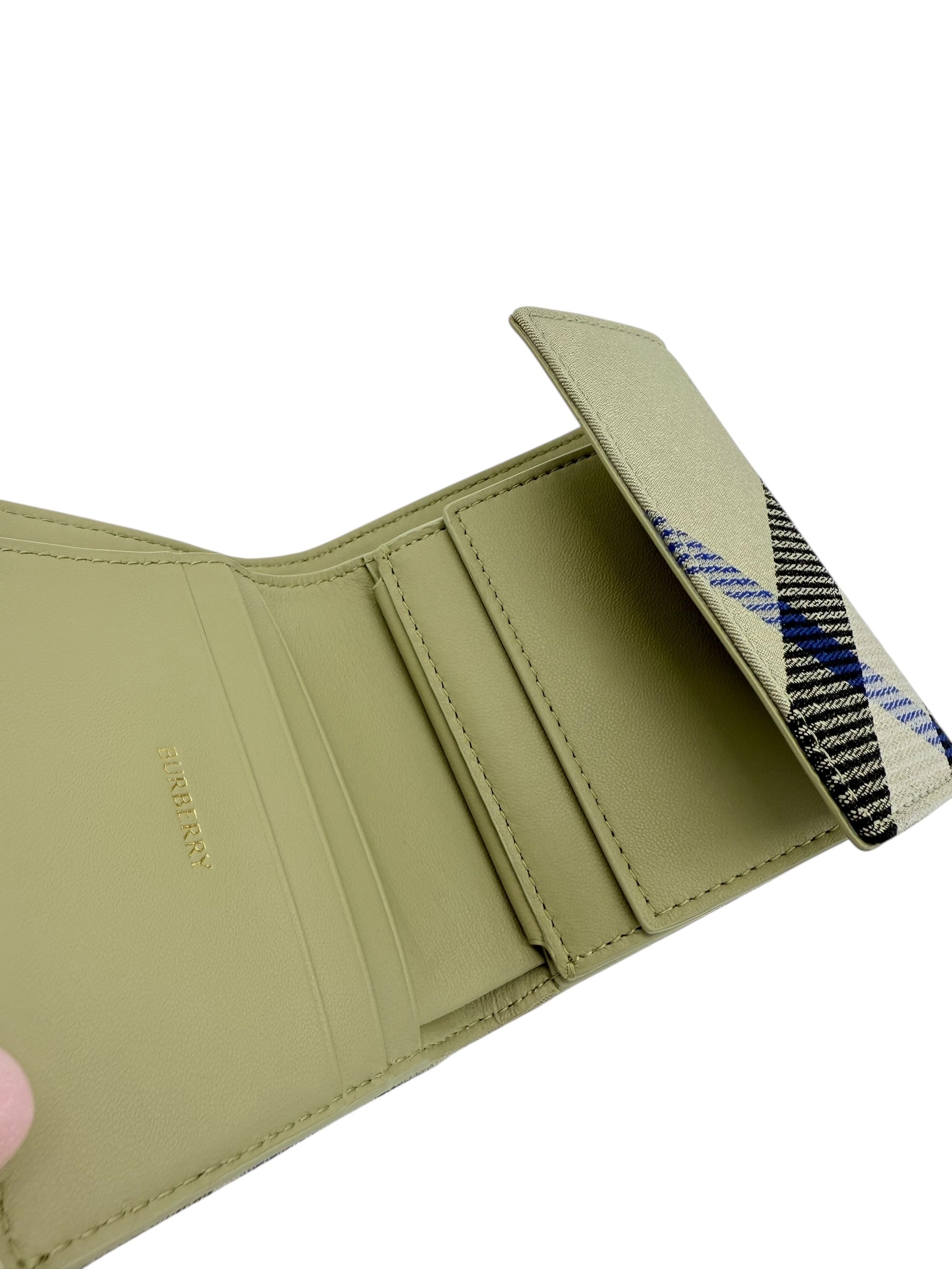 Burberry Check Trifold Wallet