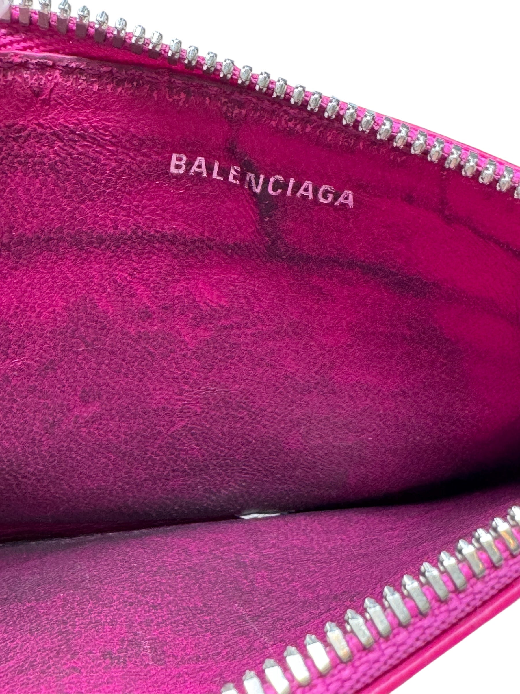 Balenciaga Python Card Holder