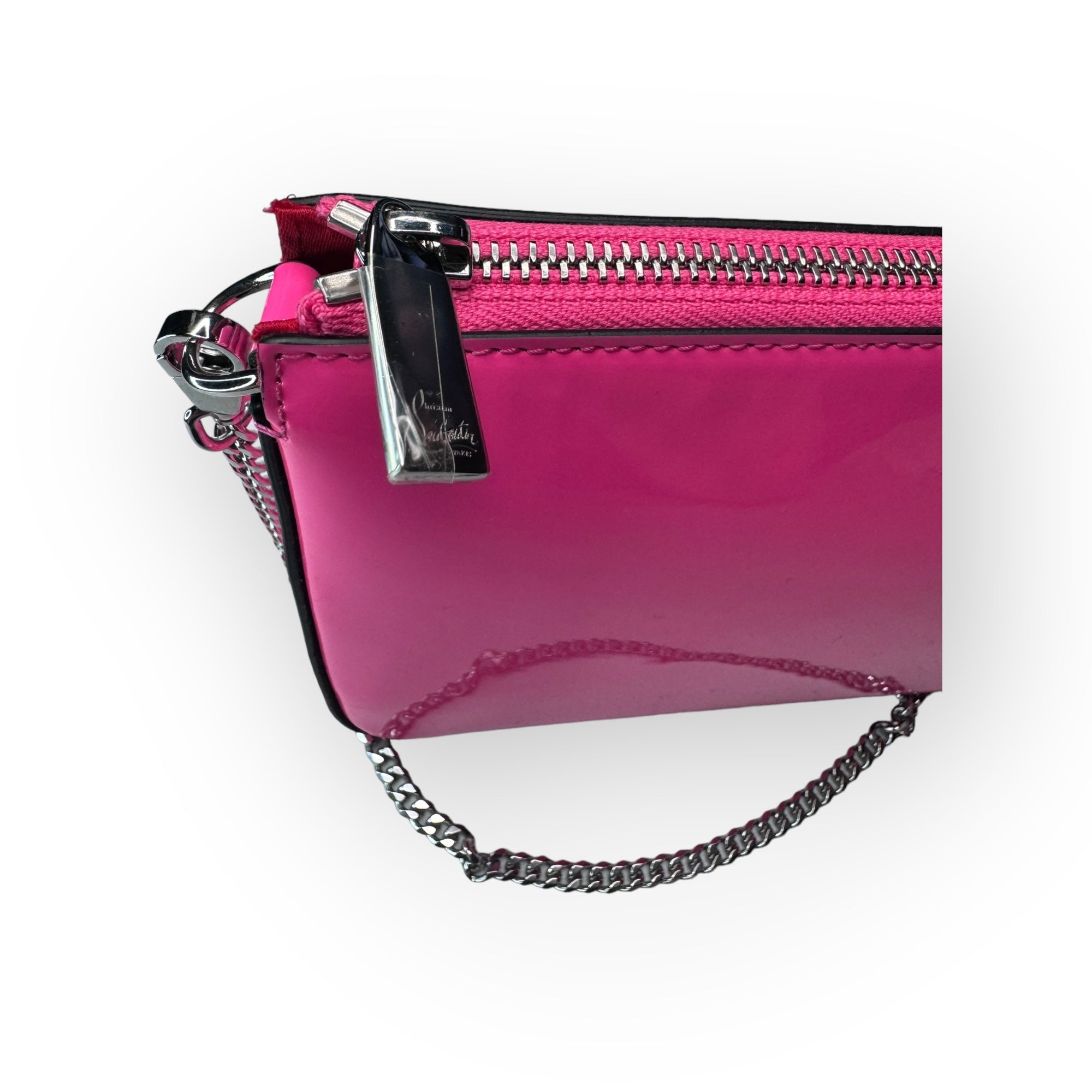 Christian Louboutin Patent Loubila Clutch