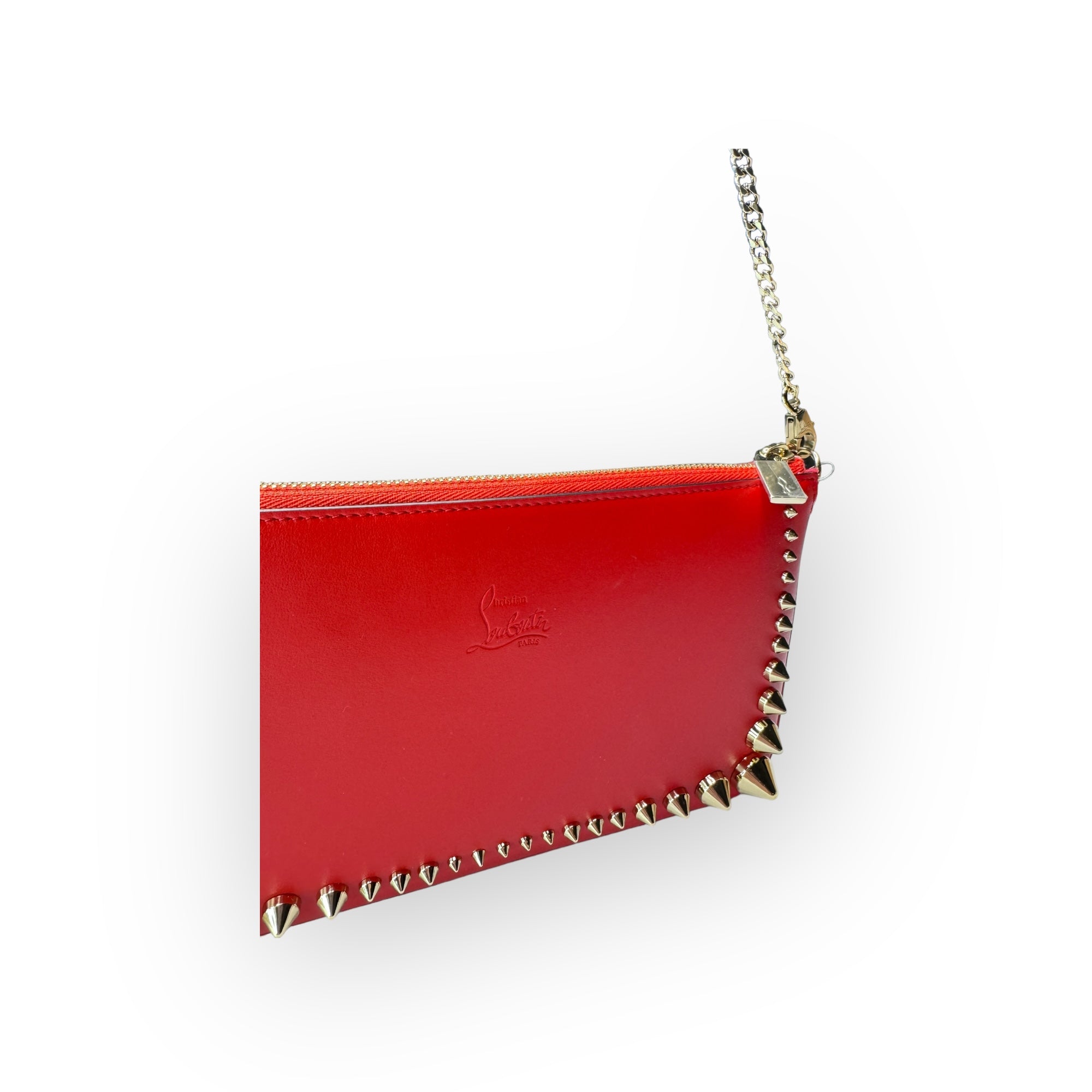 Christian Louboutin Spiked Loubila Clutch