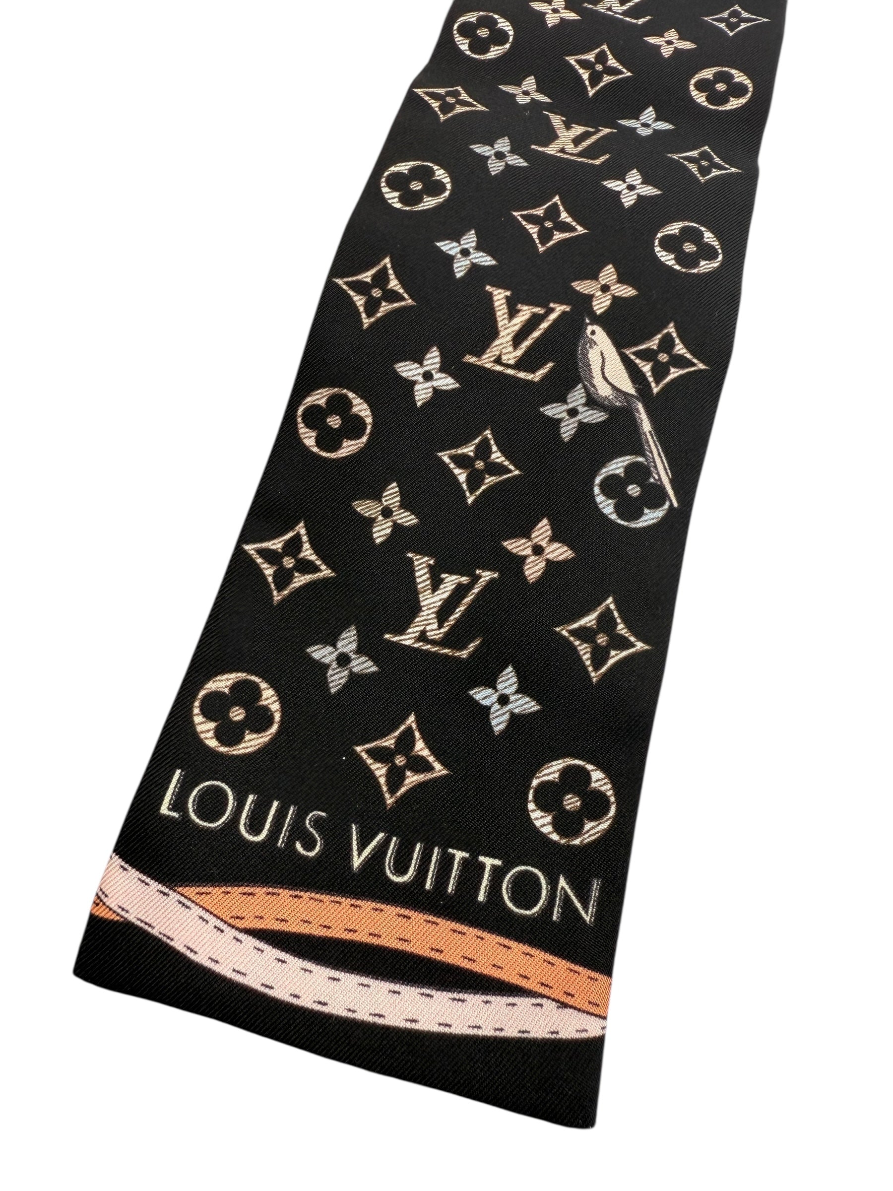 Louis Vuitton Up And Away Silk Bandeau Scarf
