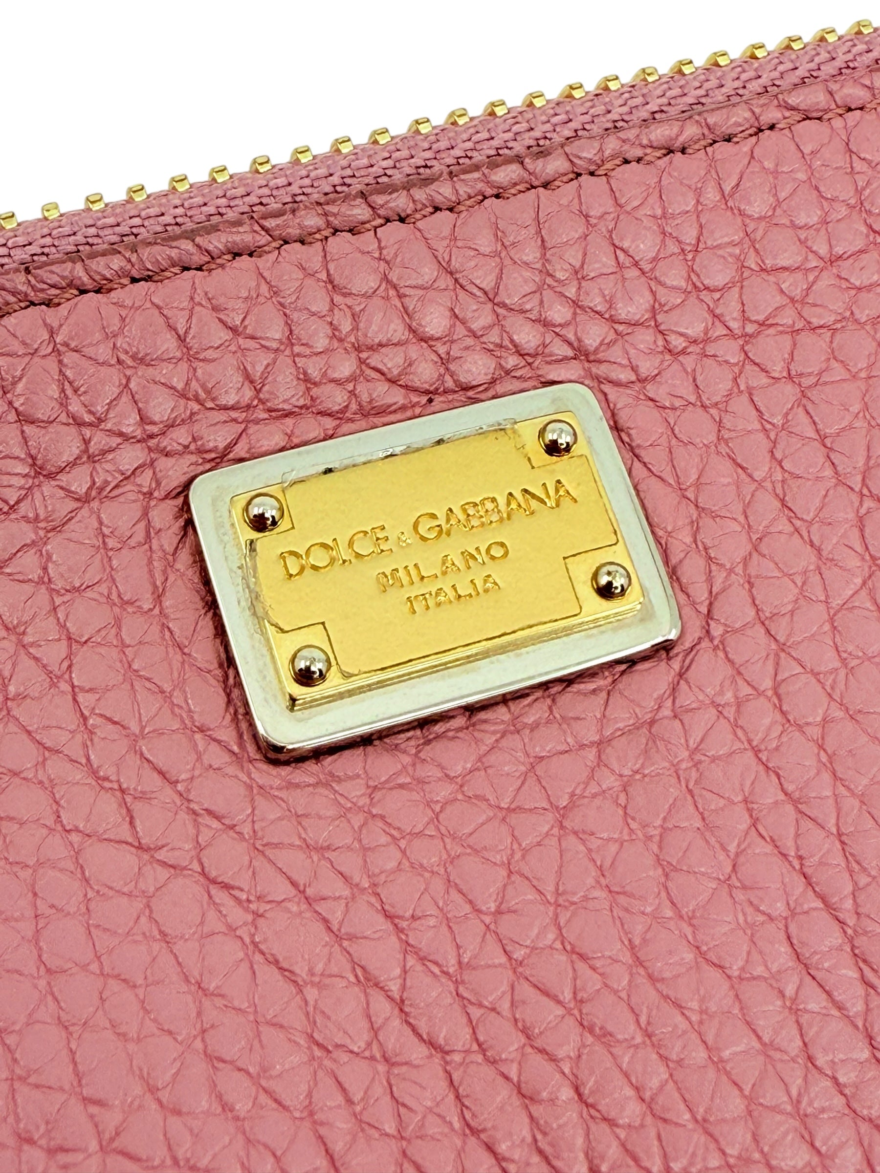 Dolce & Gabbana Carriage Zipper Clutch