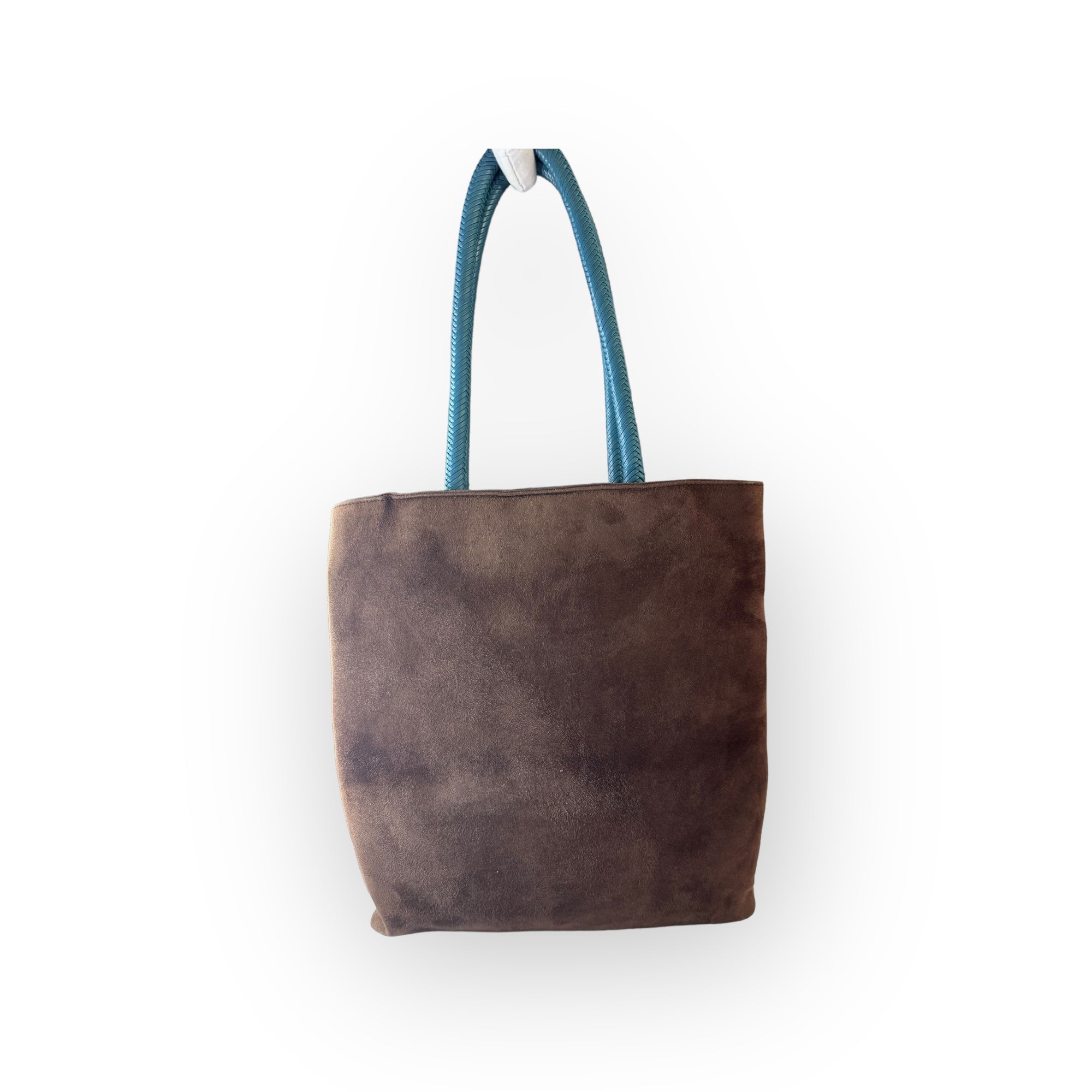 Bulgari Suede Shopper Tote