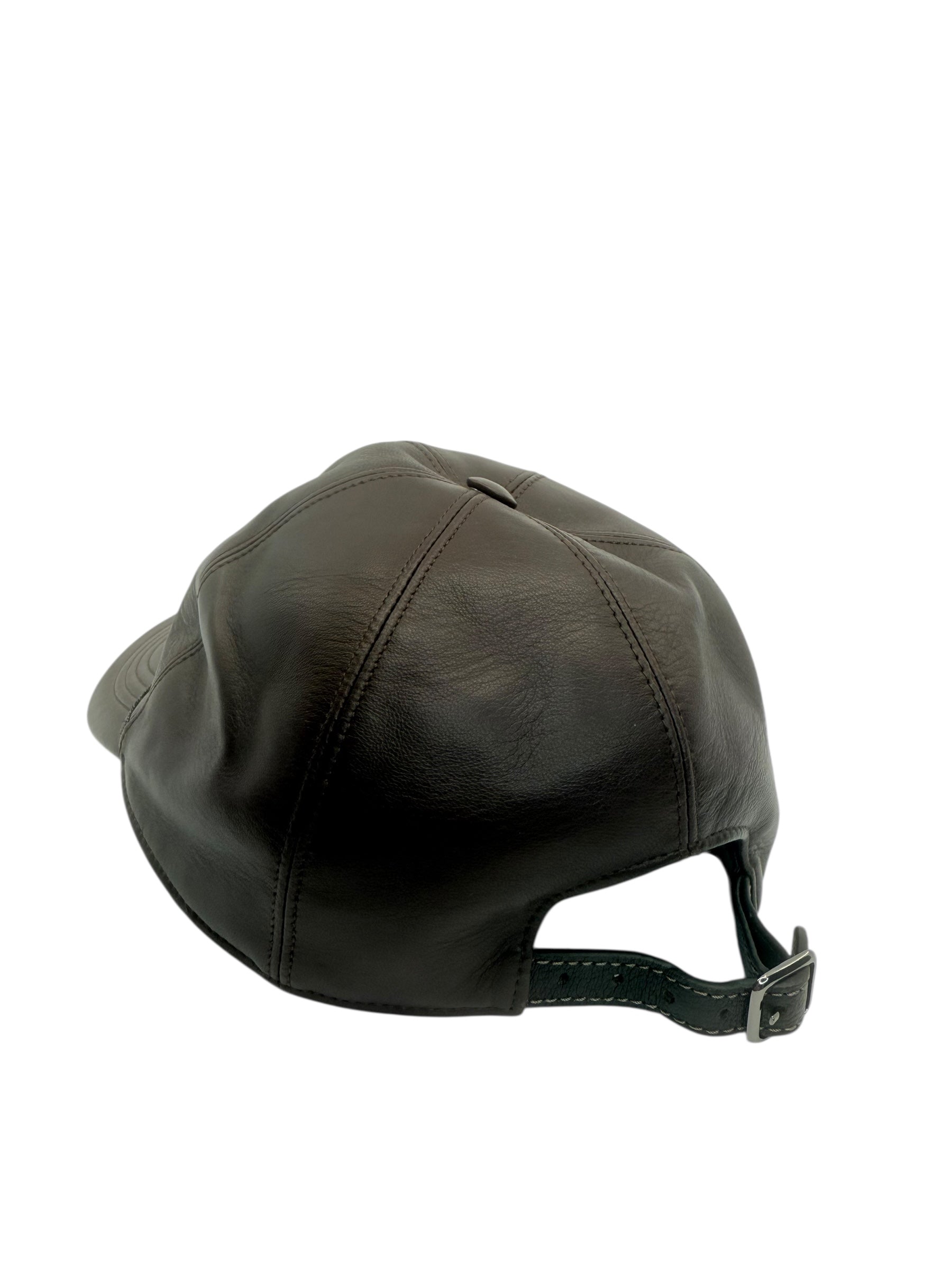 Brunello Cucinelli Leather Baseball Cap (M)