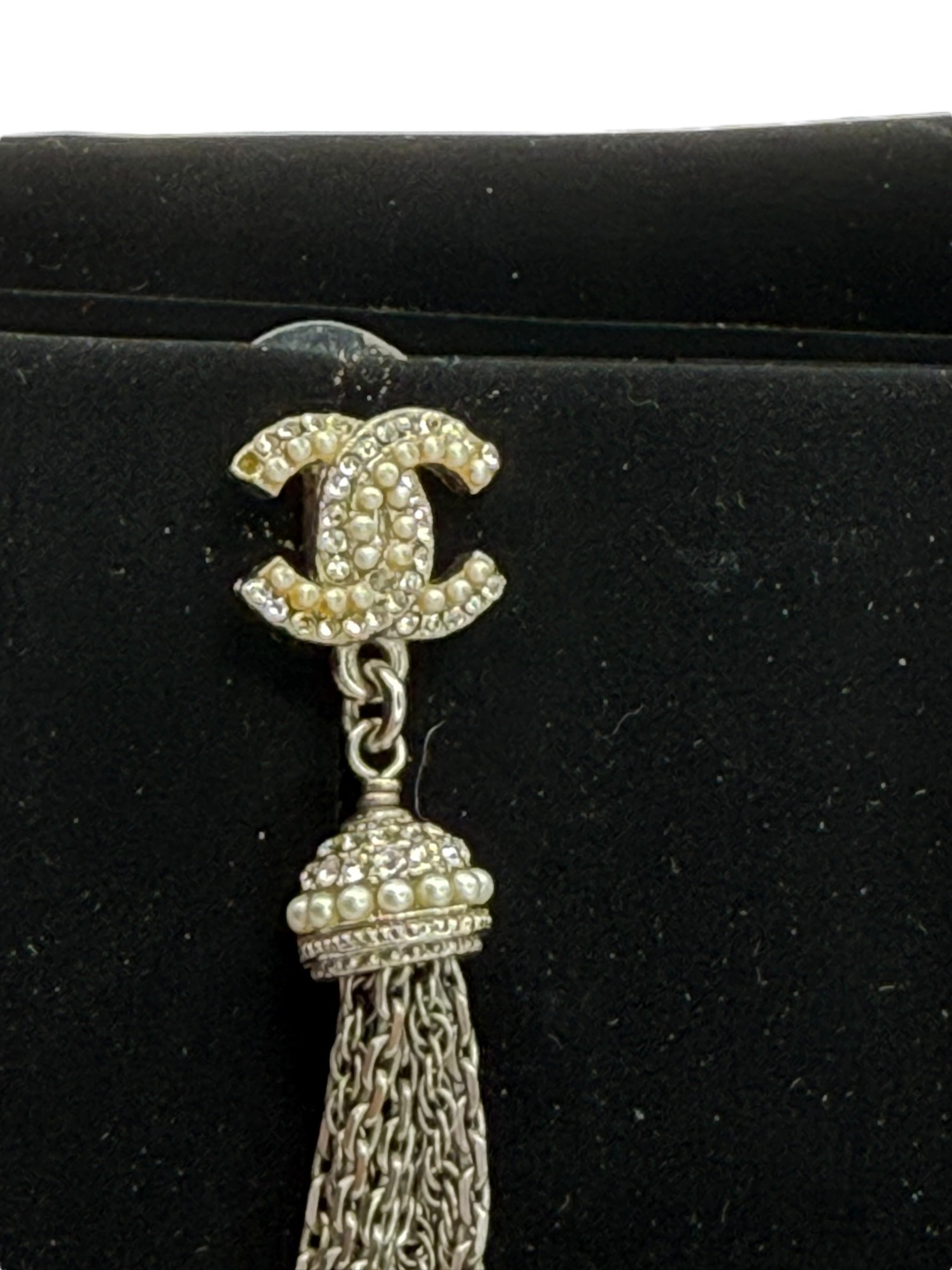 Chanel Pearl Drop Earrings