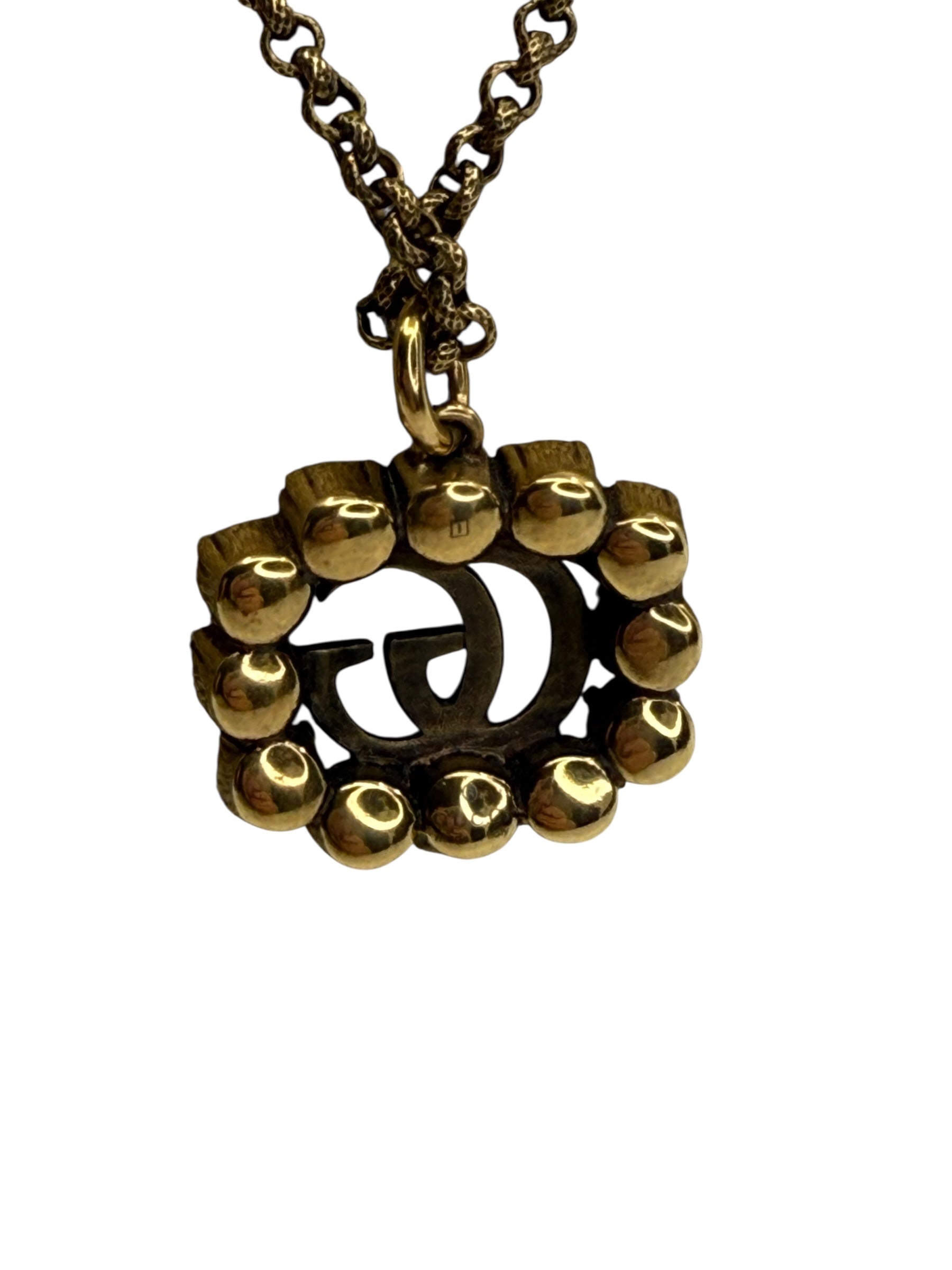 Gucci Marmont Crystal Necklace
