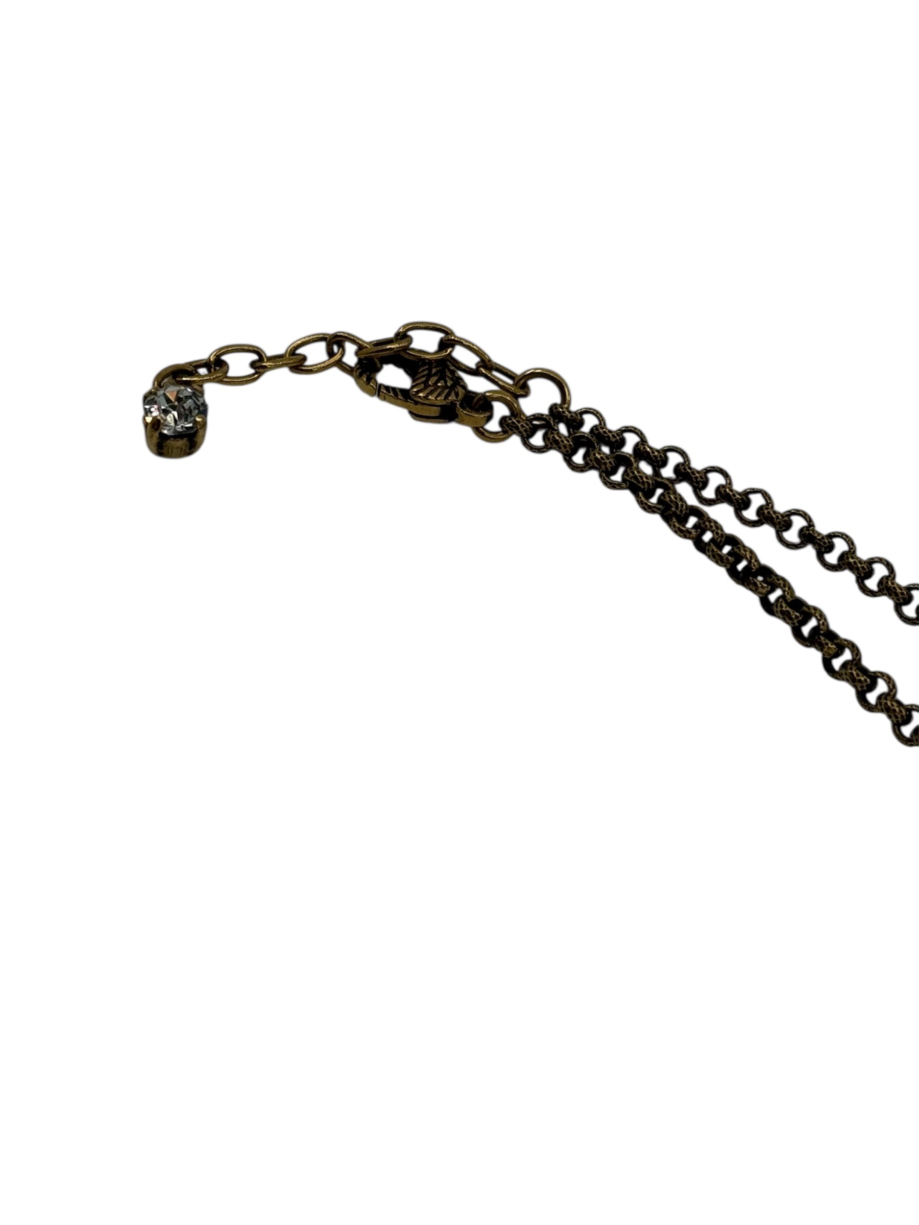 Gucci Marmont Crystal Necklace
