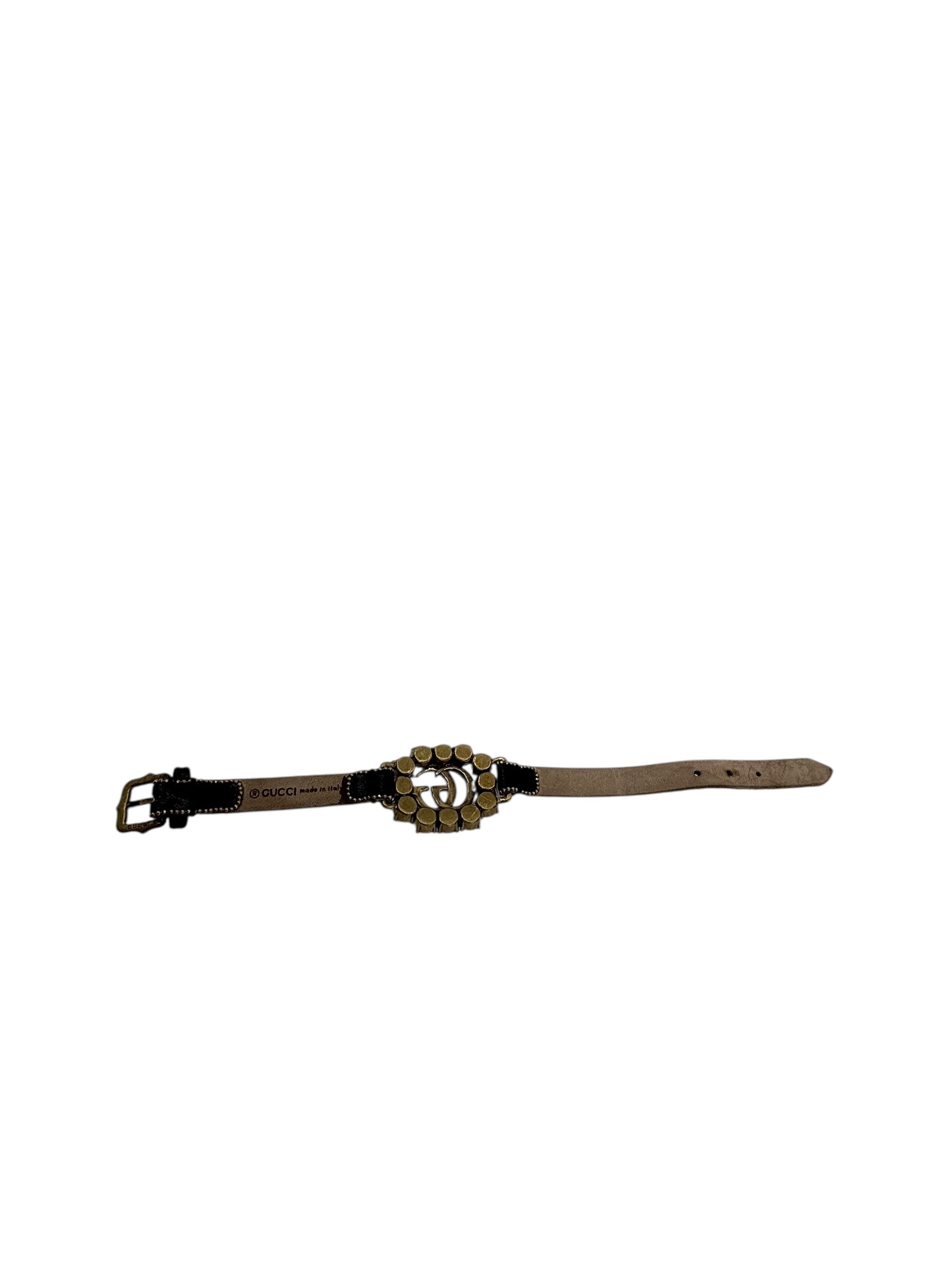 Gucci Metal Calfskin Bracelet