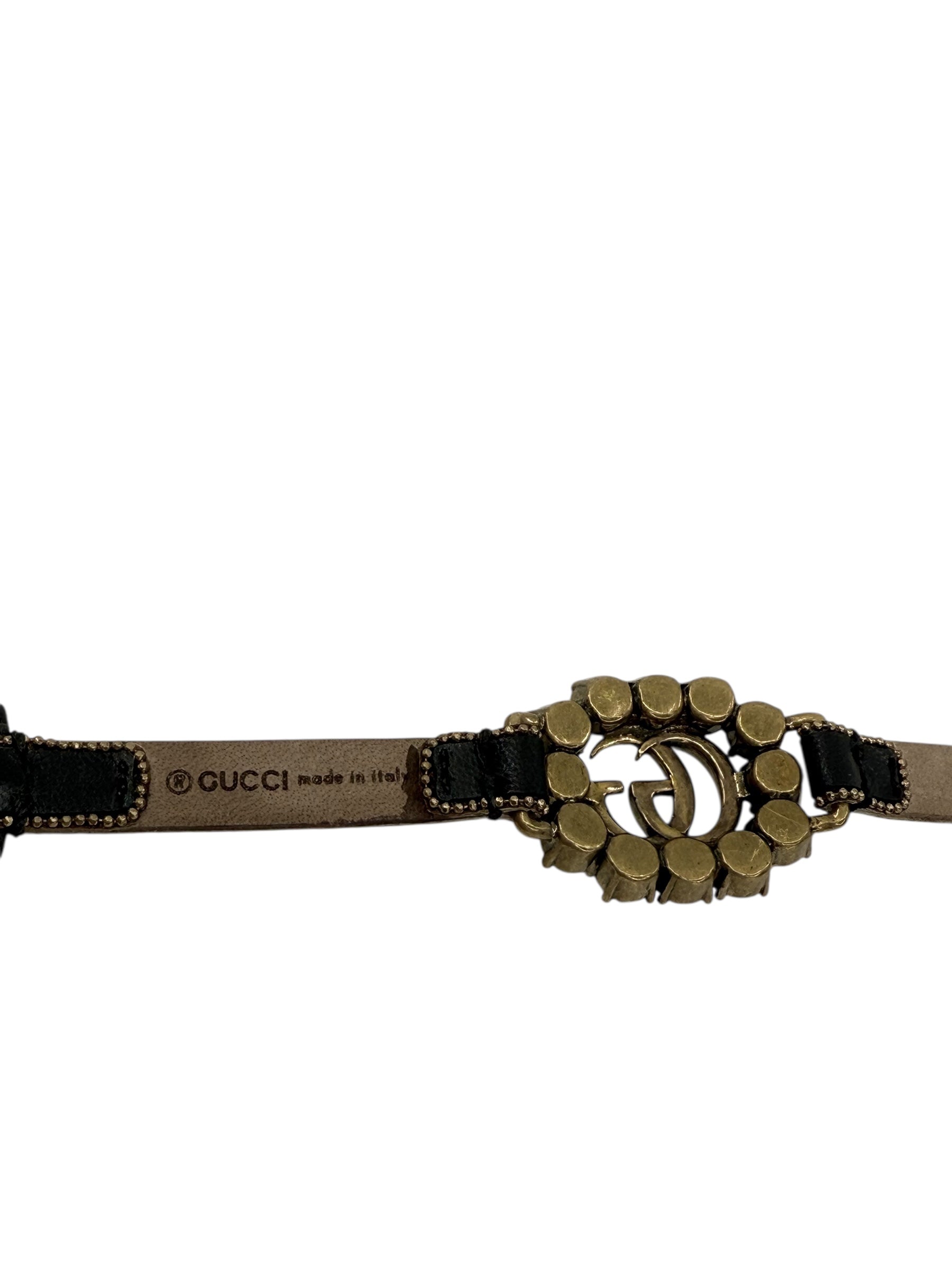 Gucci Metal Calfskin Bracelet