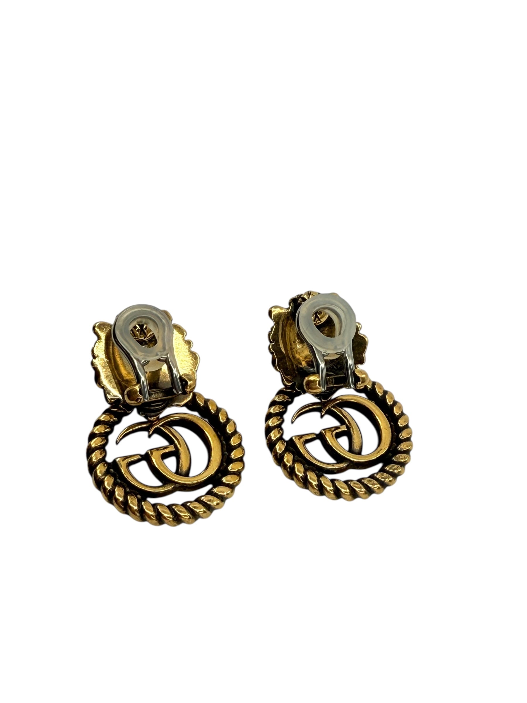 Gucci Lion Head Clip On Earrings