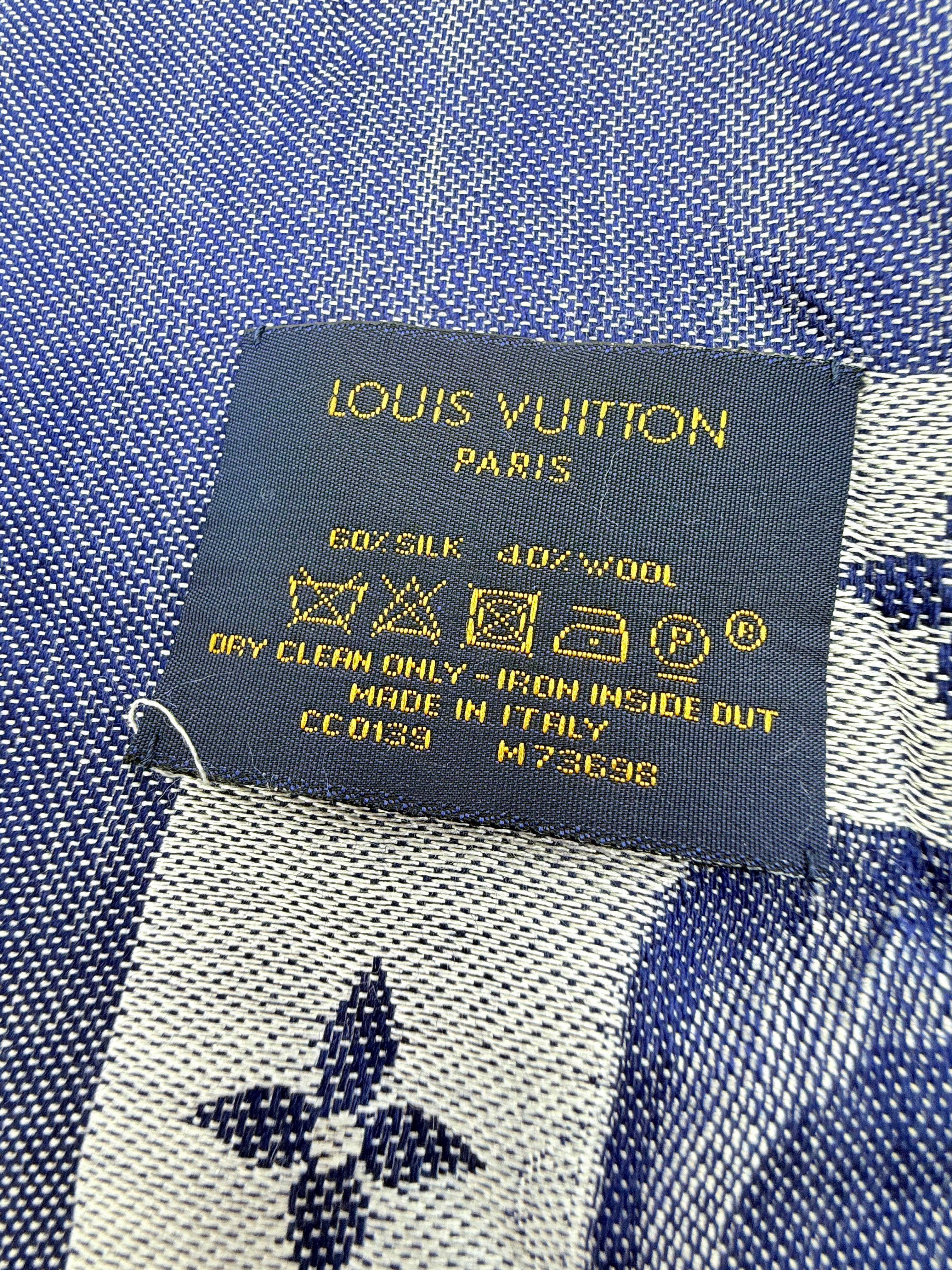 Louis Vuitton Denim Studded Shawl