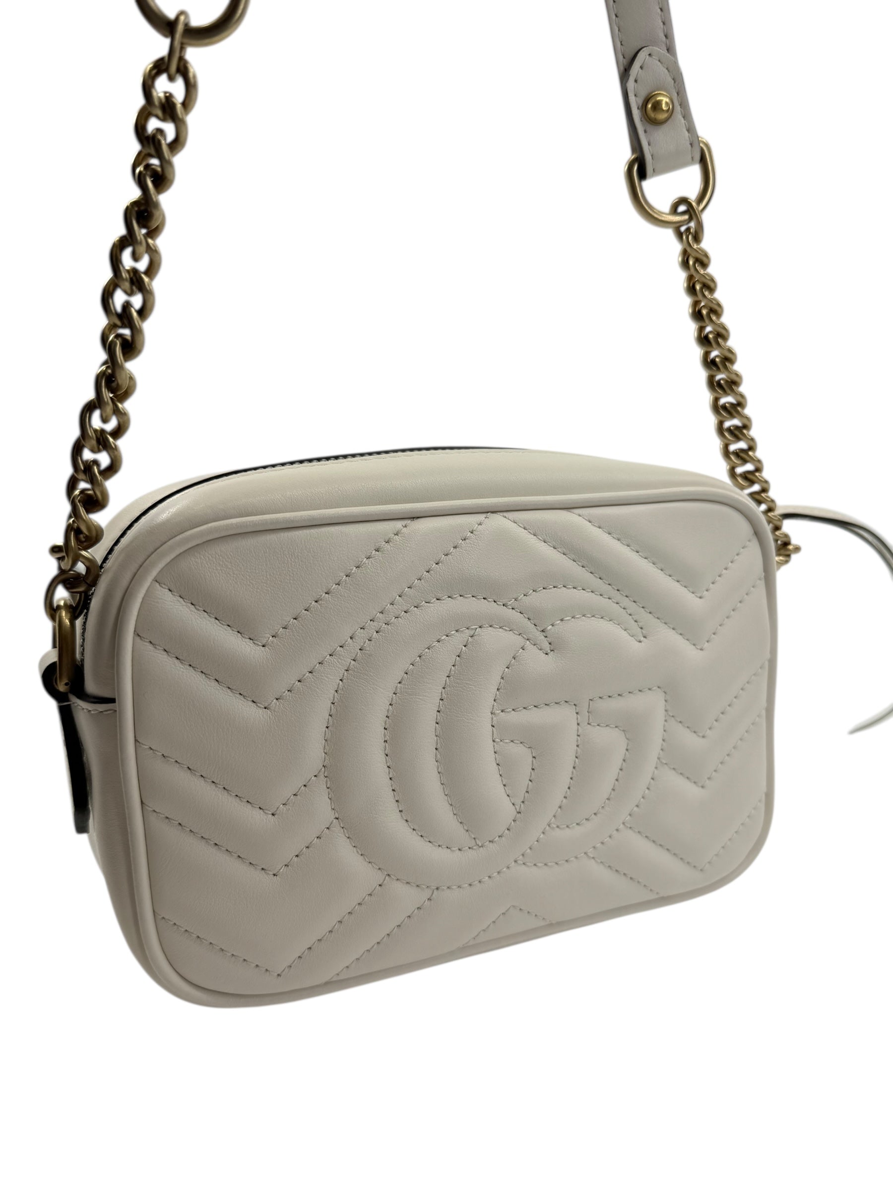 Gucci Matelasse Mini GG Marmont Camera Bag