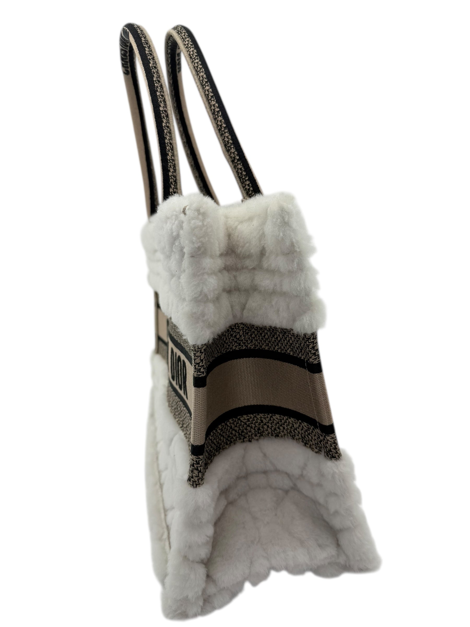 Dior Medium Shearling Book Tote