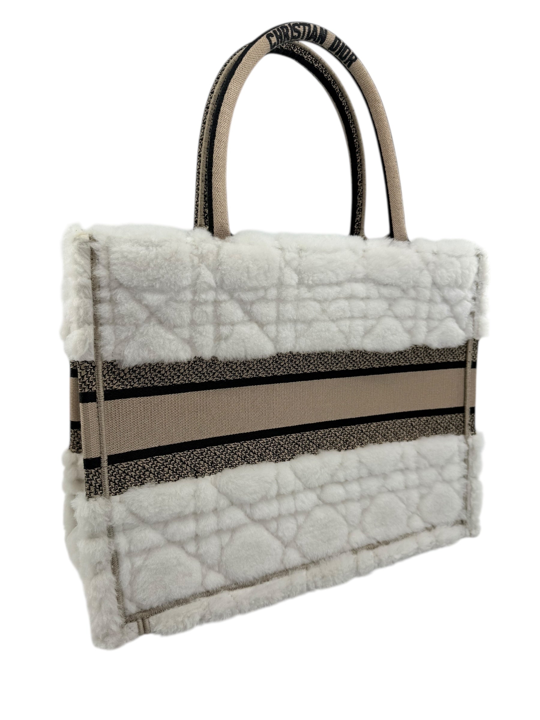 Dior Medium Shearling Book Tote