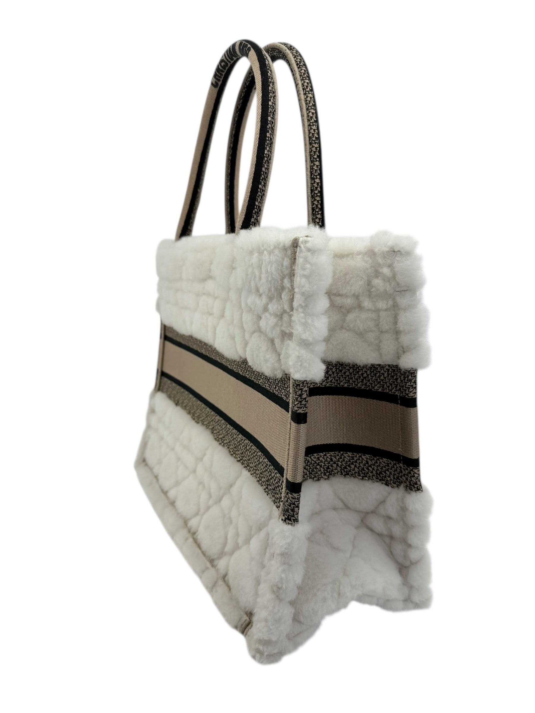 Dior Medium Shearling Book Tote
