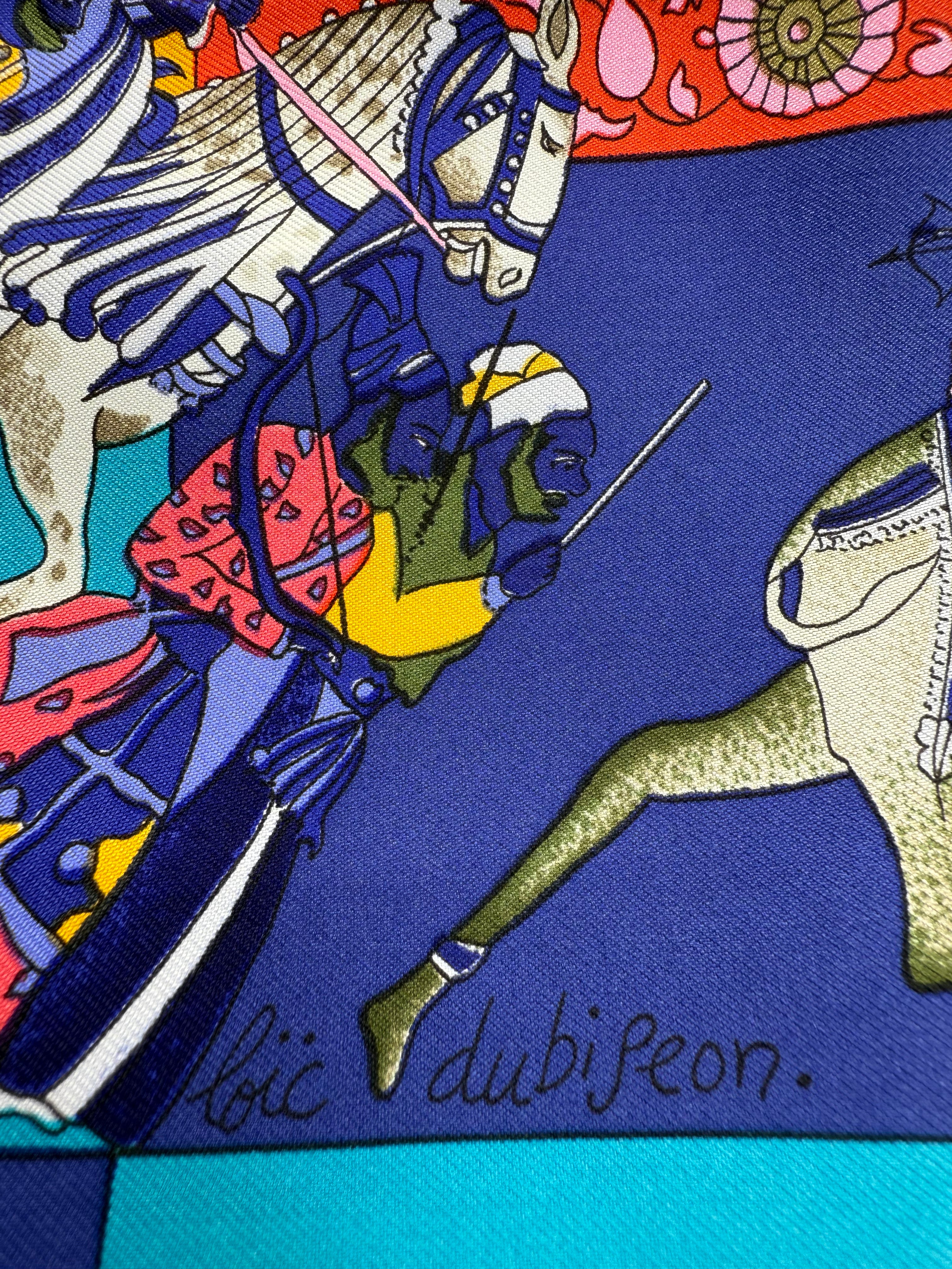 Hermes Fantaisies Indiennes Silk Scarf 90