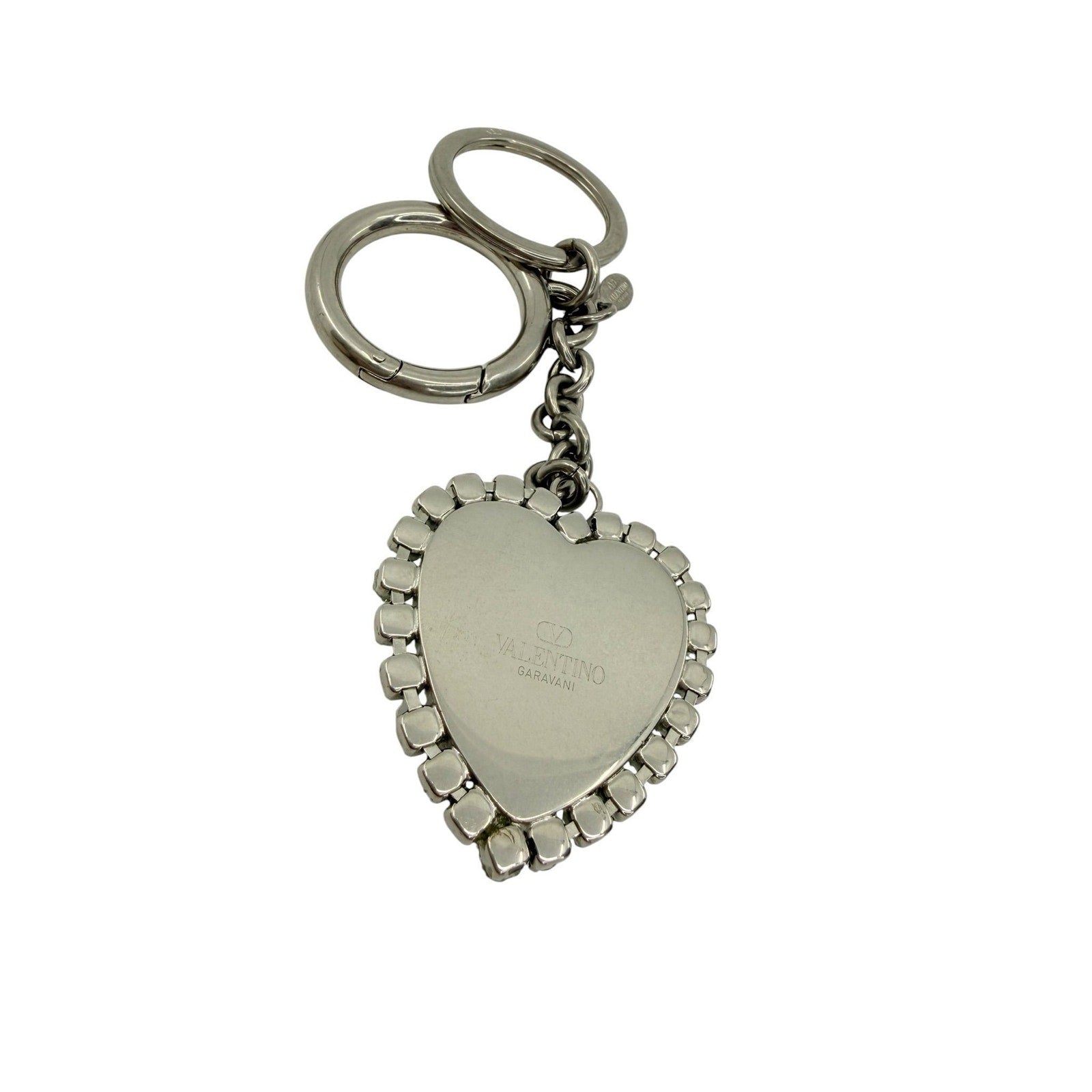 Valentino Garavani Embellished Heart Key Ring